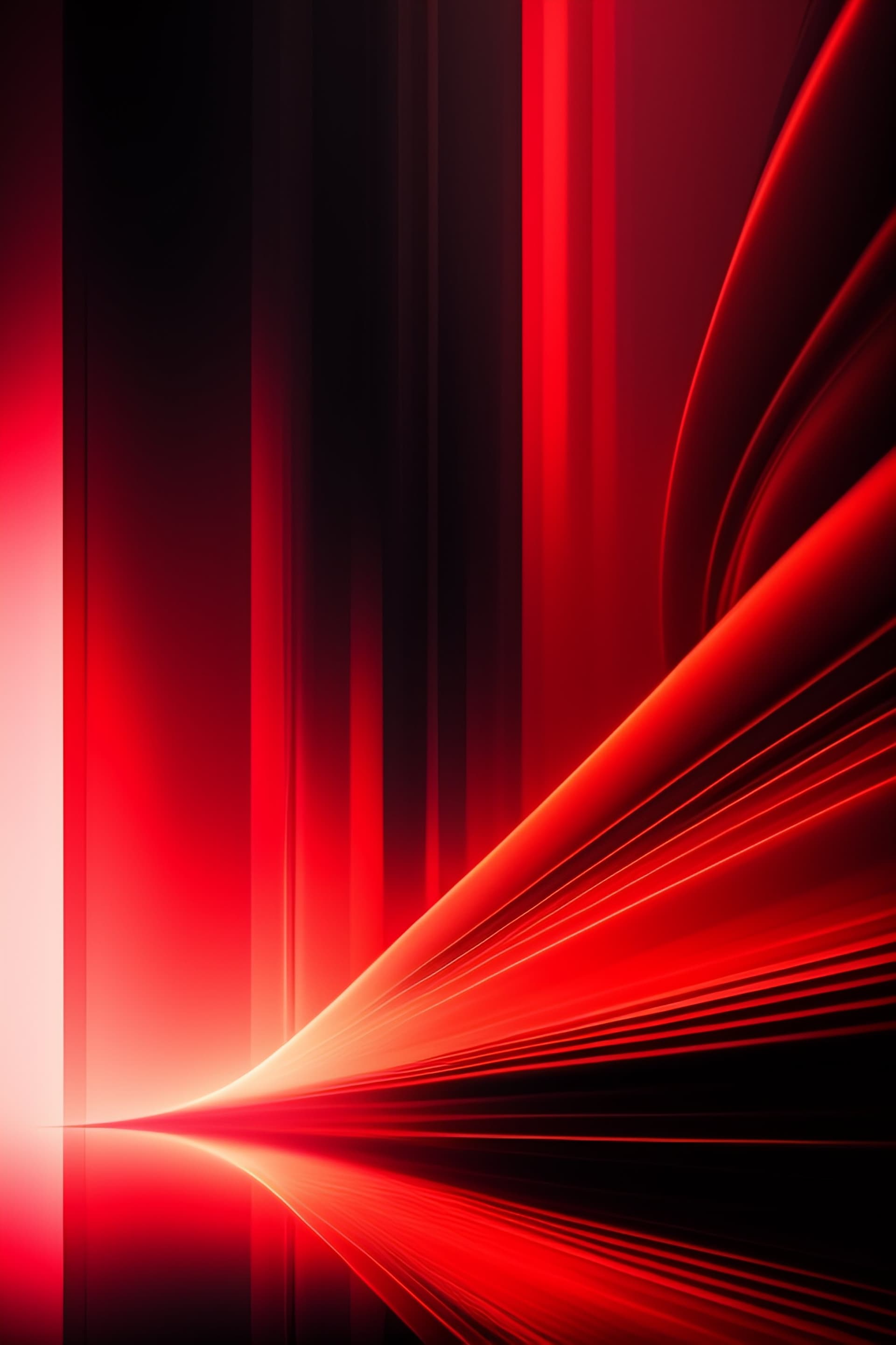 Crimson Light Trails - free phone wallpaper