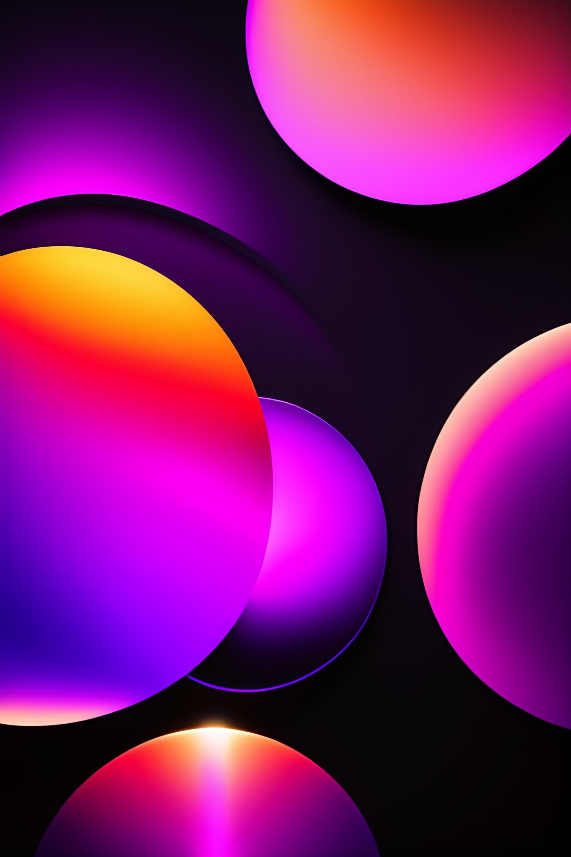 Gradient Orb Abstract - free phone wallpaper