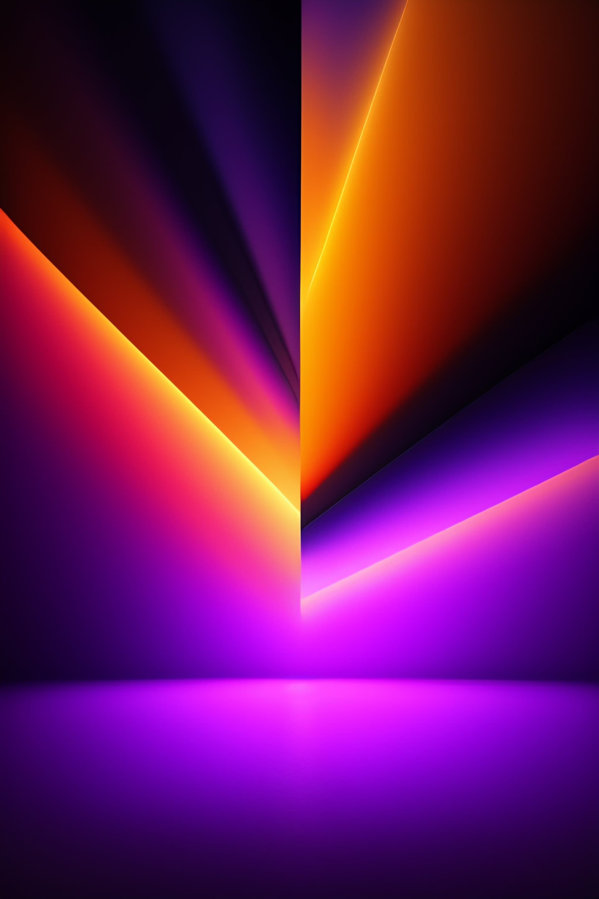 Geometric Light Display - free phone wallpaper