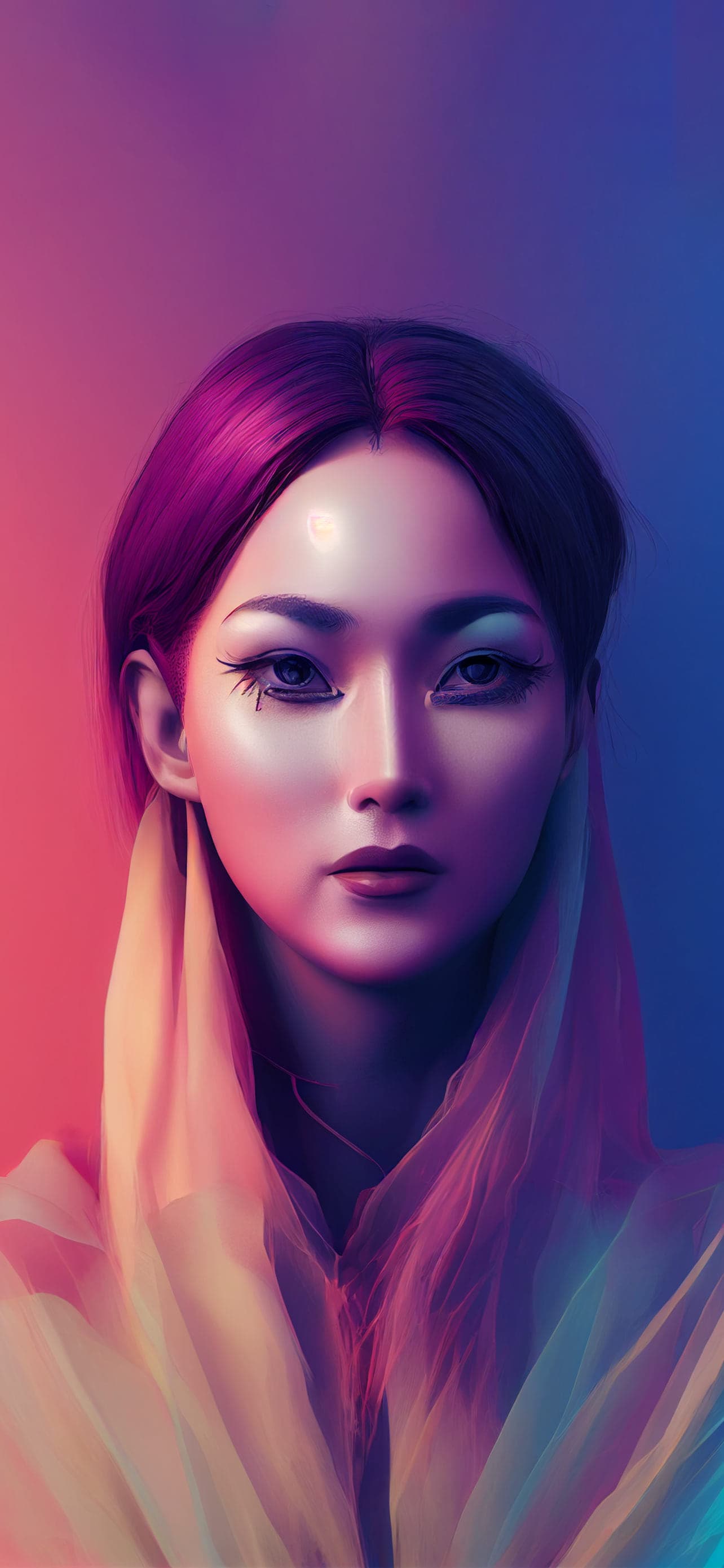 Ethereal Portrait - free phone wallpaper