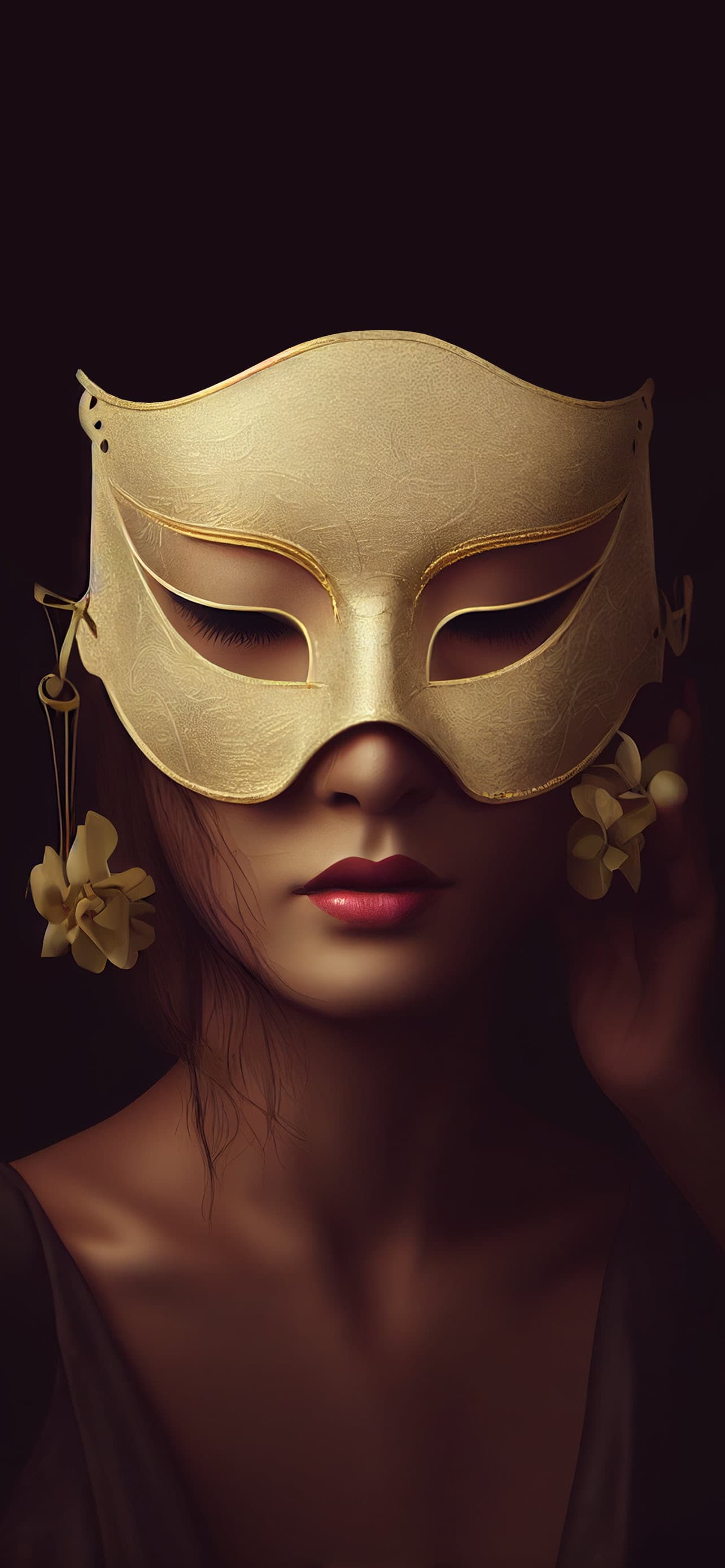 Gilded Masquerade - free phone wallpaper