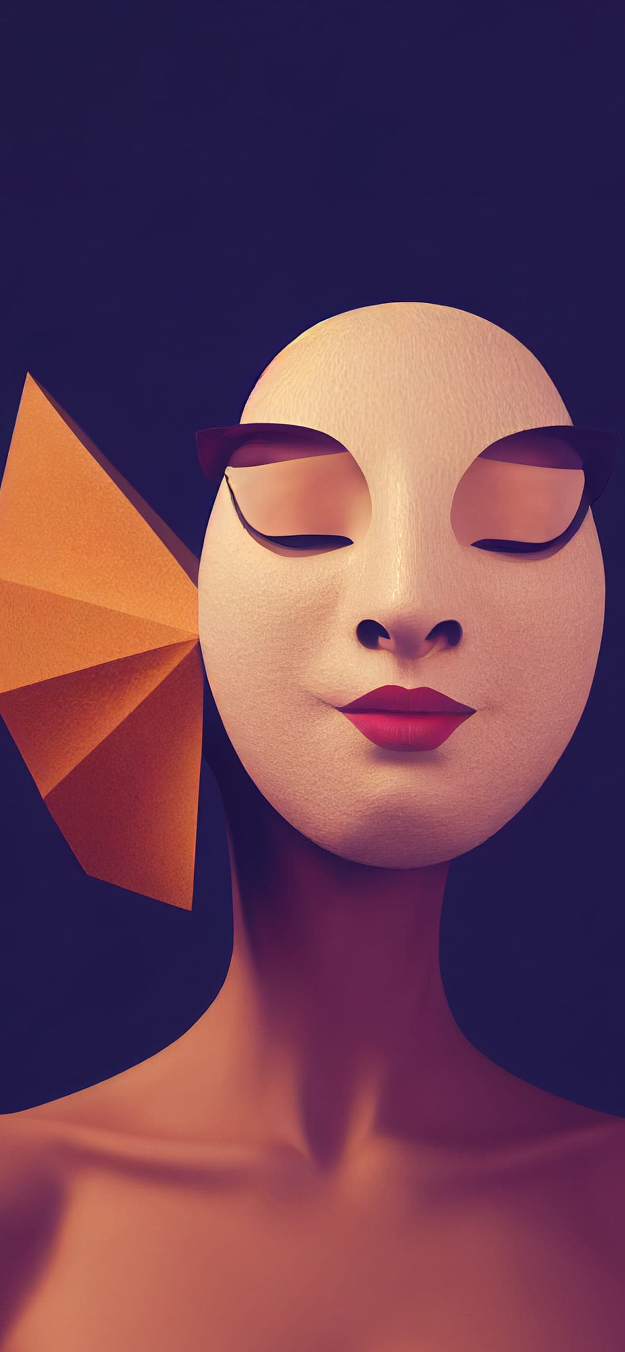 Abstract Portrait - free phone wallpaper