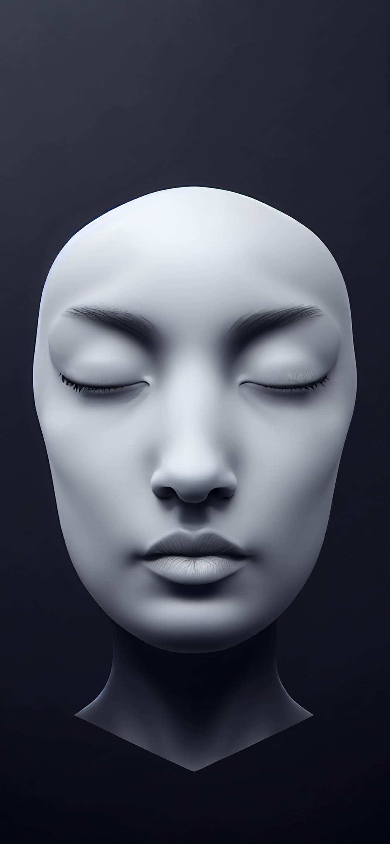 Monochrome Serenity - free phone wallpaper