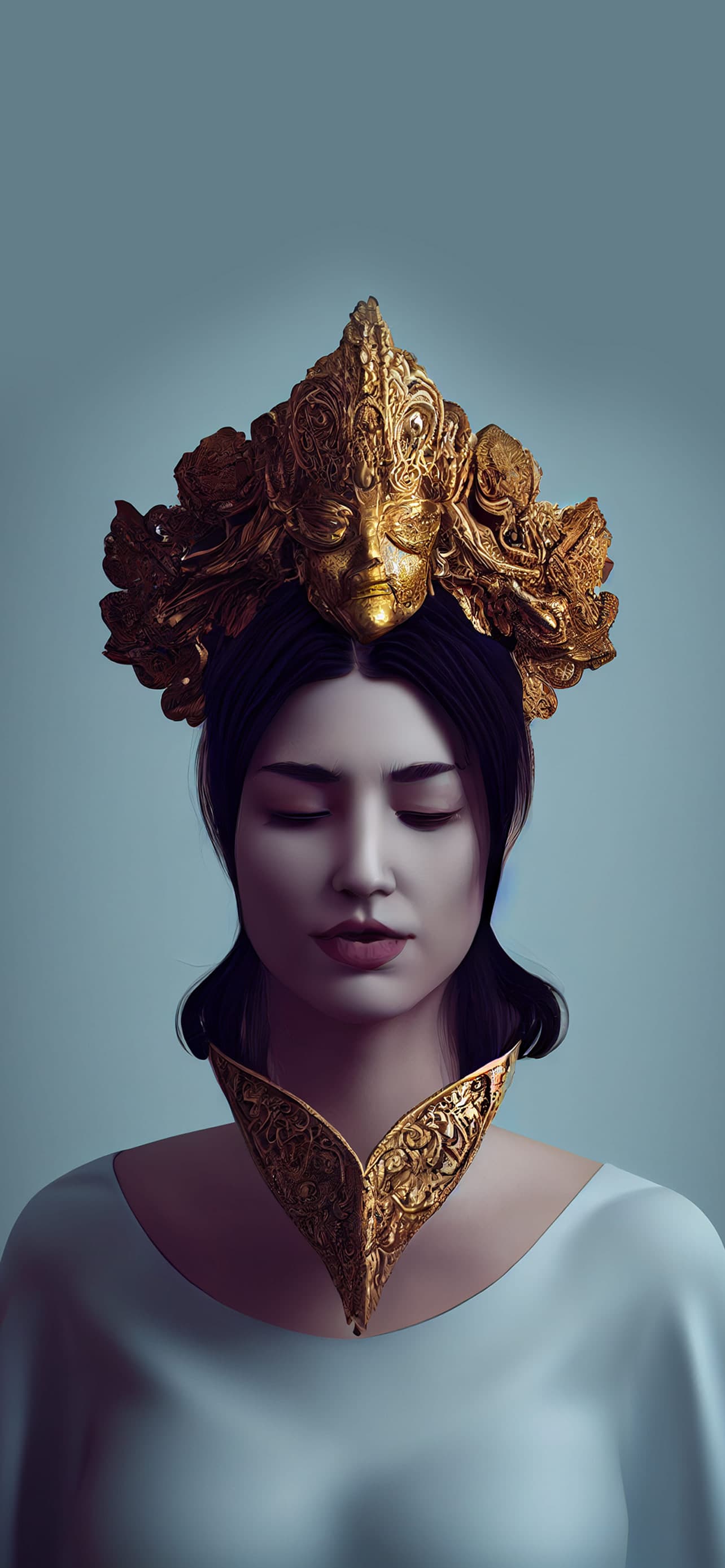 Golden Goddess - free phone wallpaper