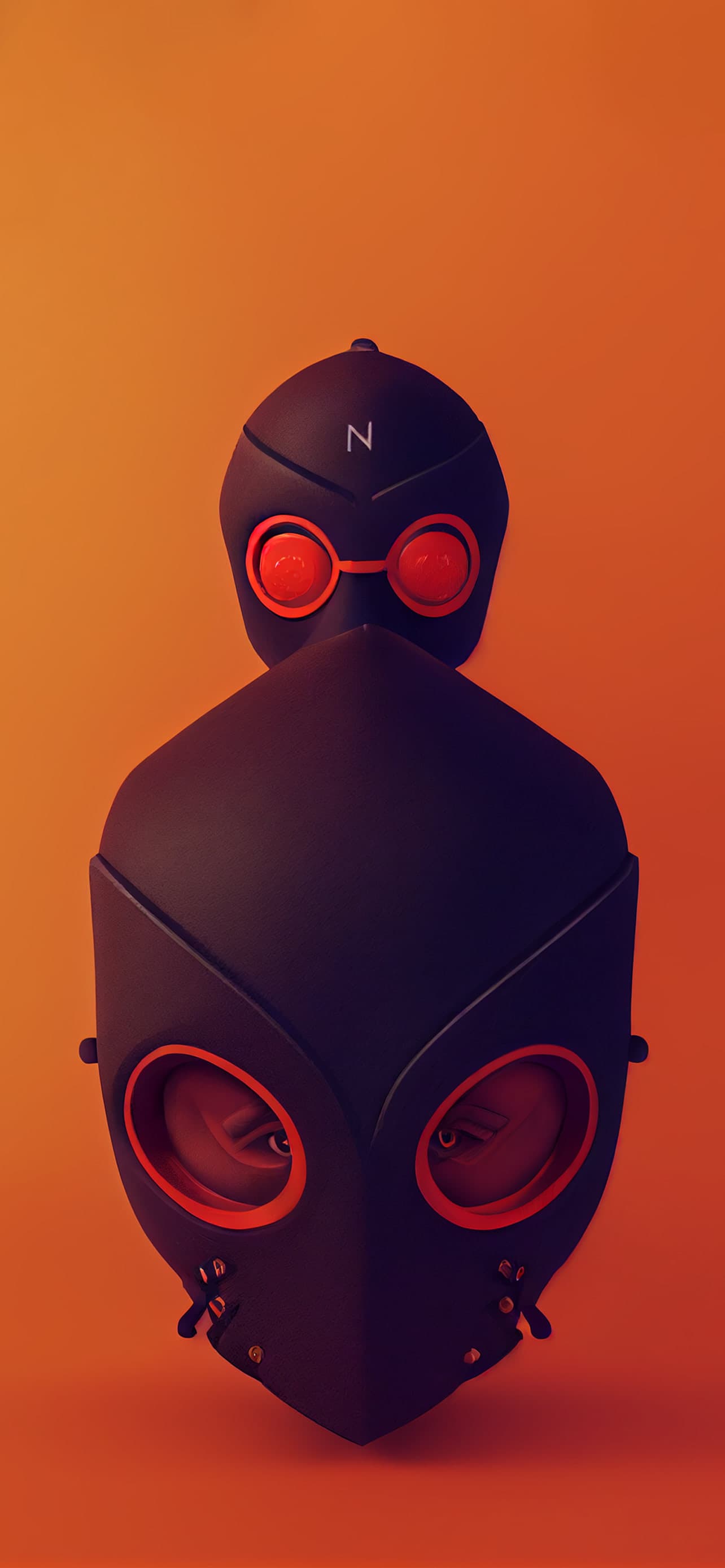 Masked Visage - free phone wallpaper