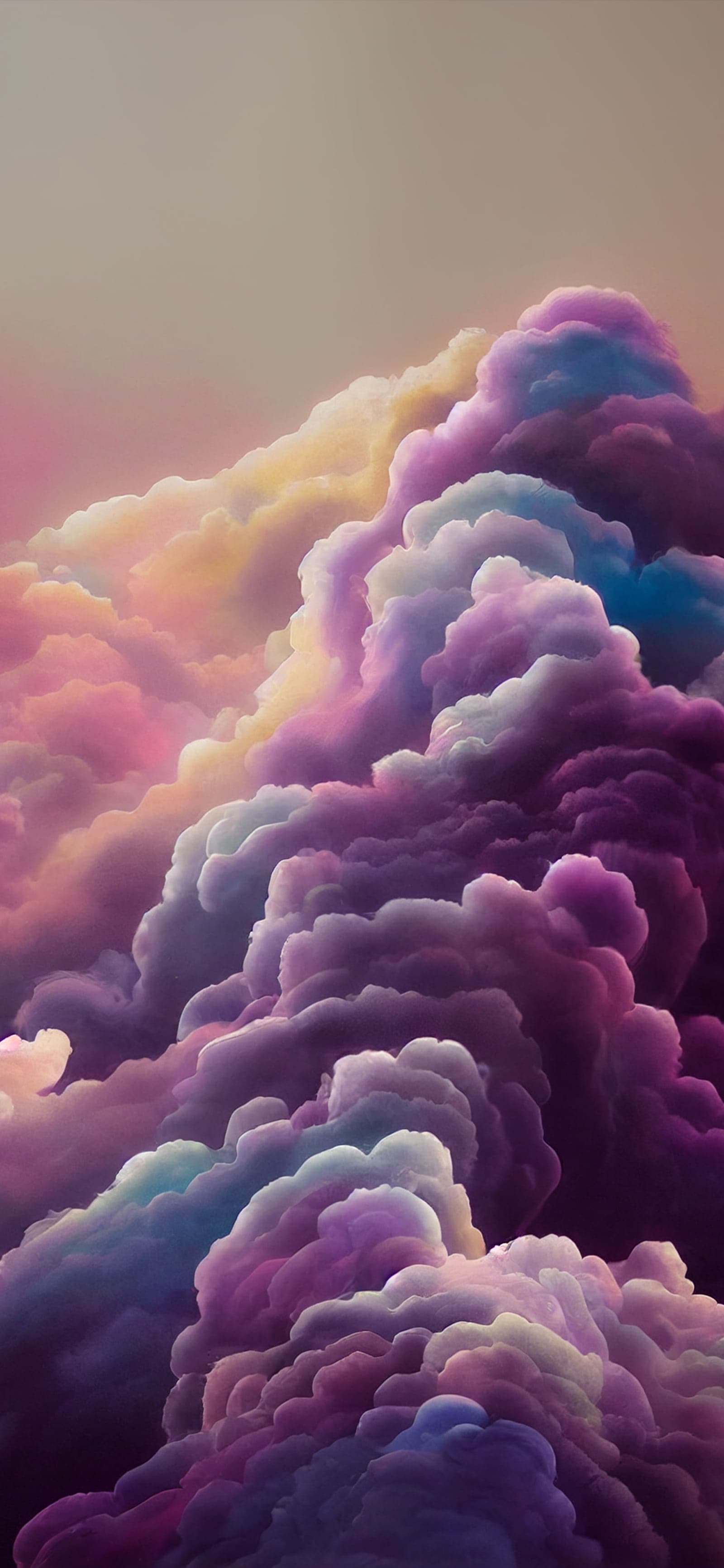 Dreamy Cloudscape - free phone wallpaper
