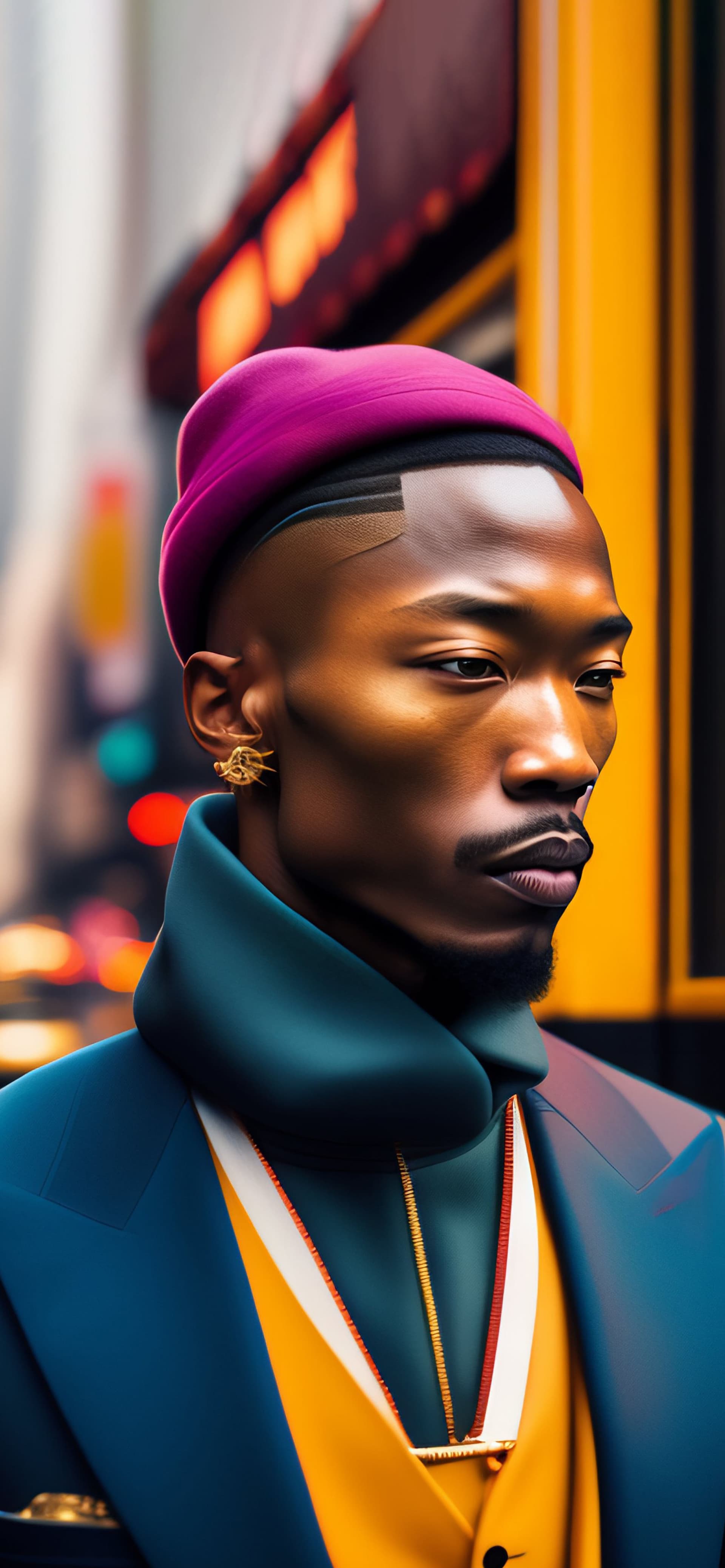 Urban Style Portrait - free phone wallpaper