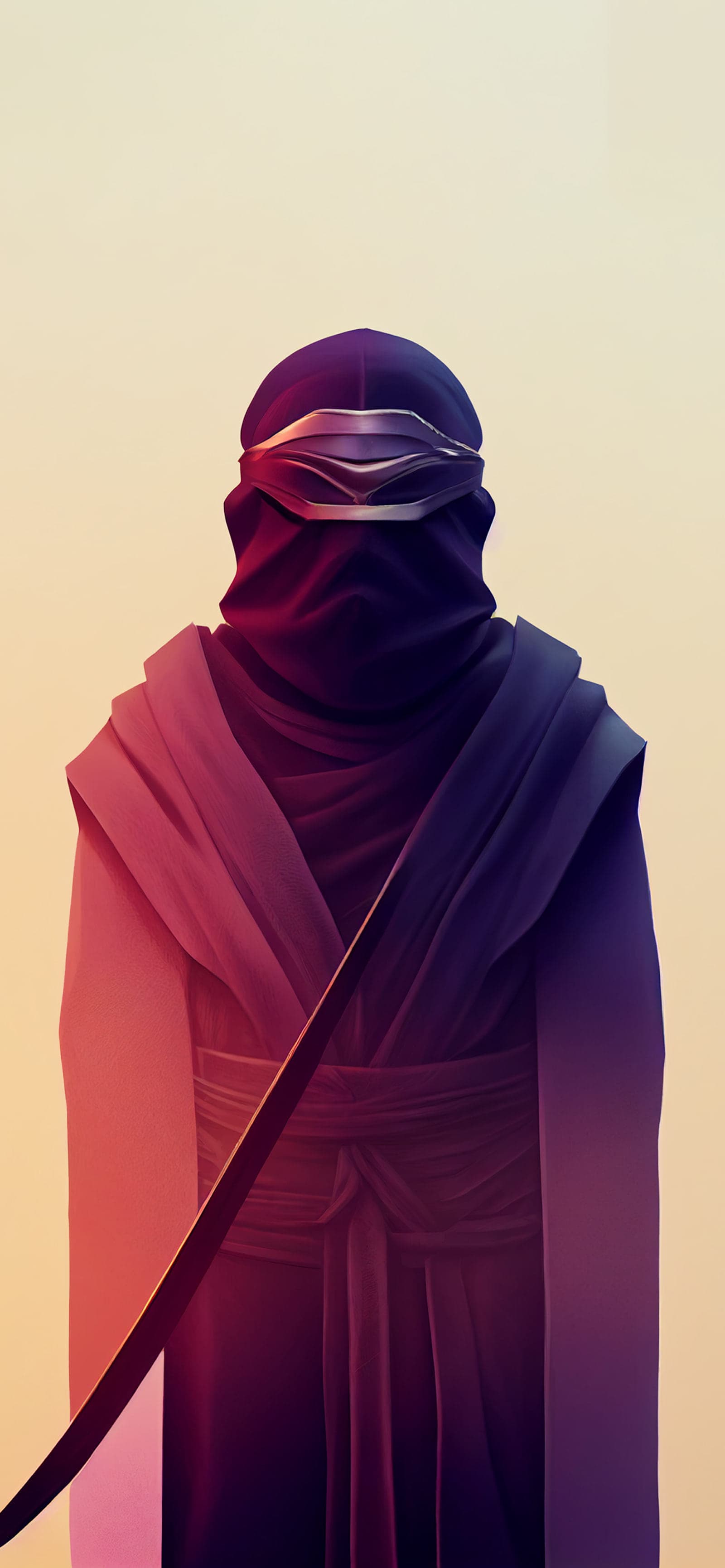 Mystic Robe Figure - free phone wallpaper