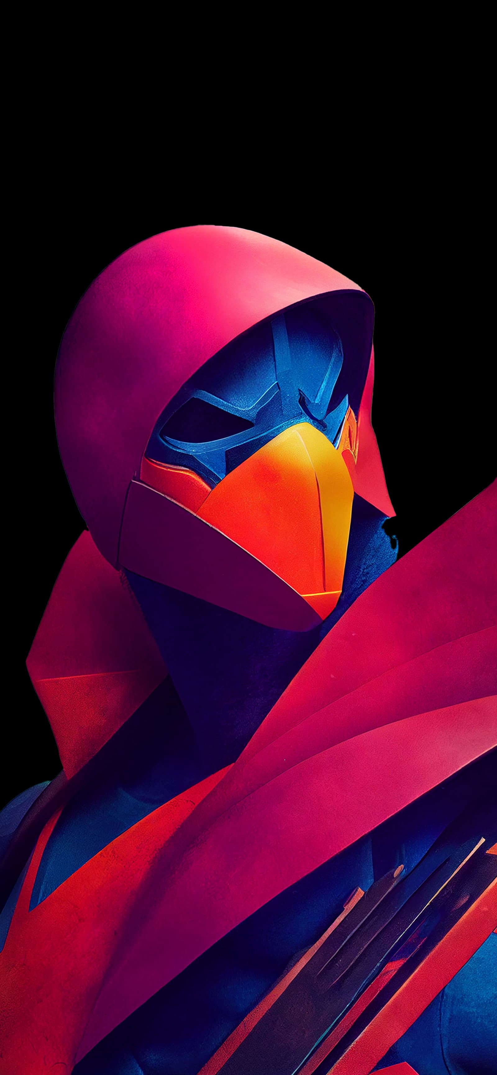 Cyberpunk Hero - free phone wallpaper
