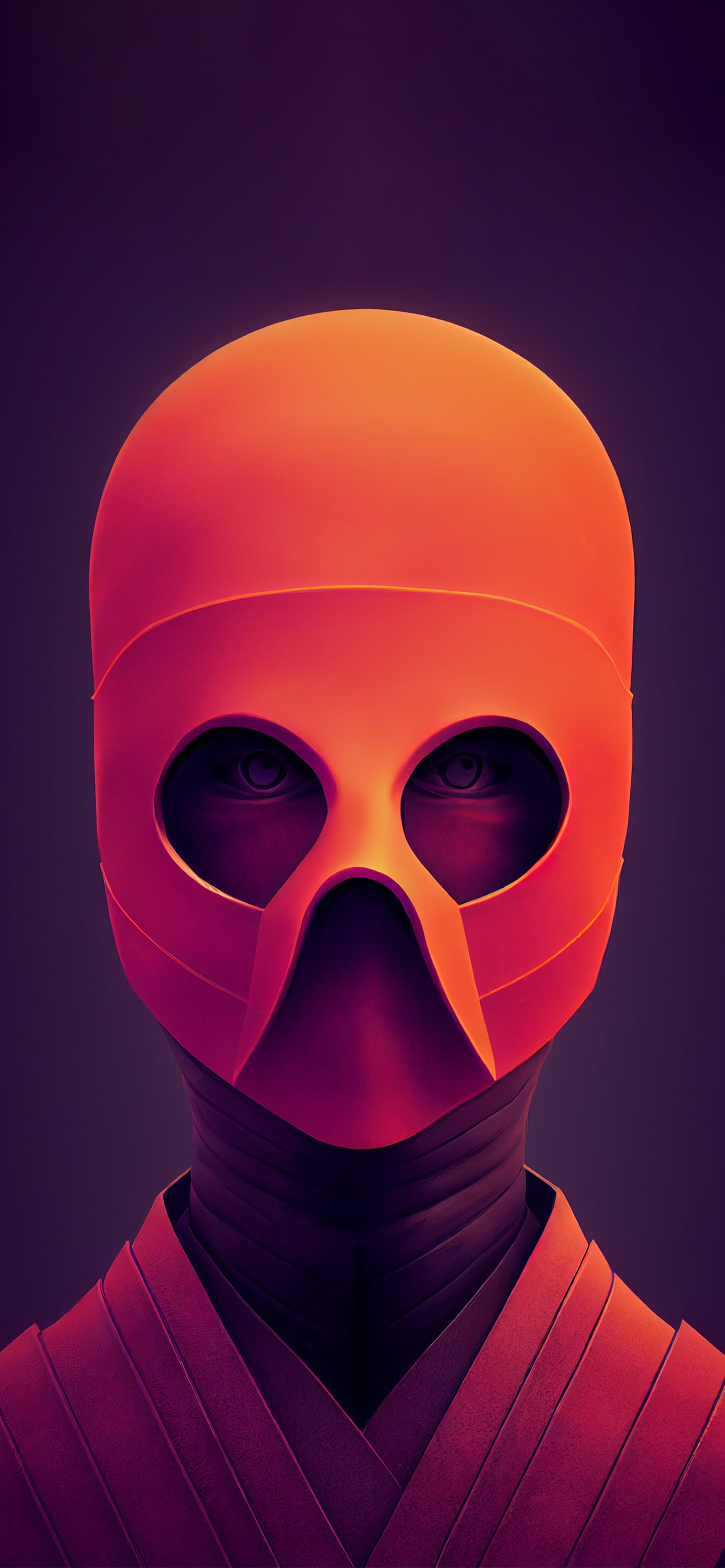 Crimson Visage - free phone wallpaper