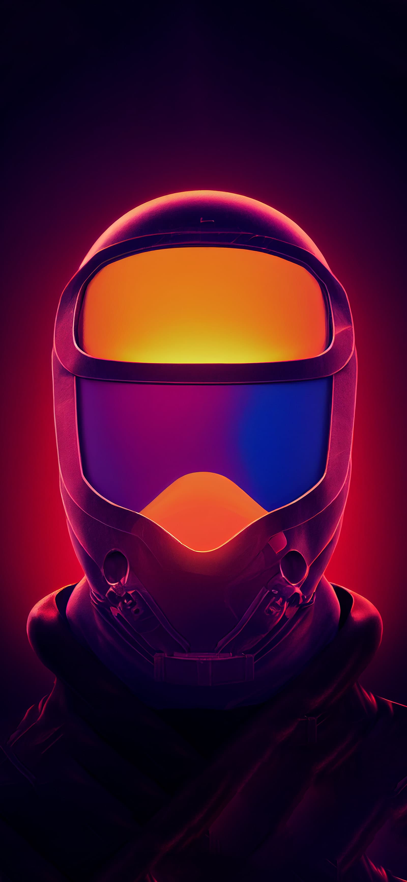 Retro Helmet - free phone wallpaper