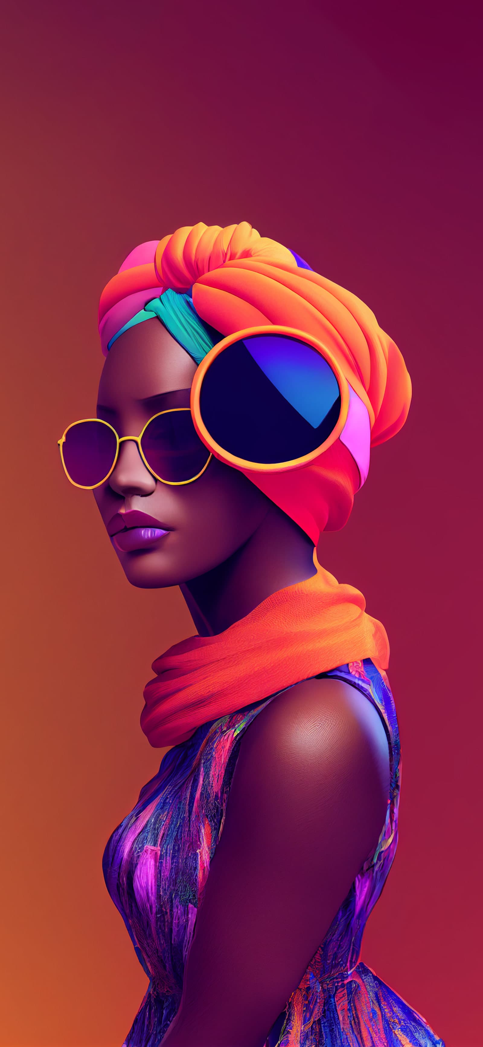 Stylish Portrait - free phone wallpaper