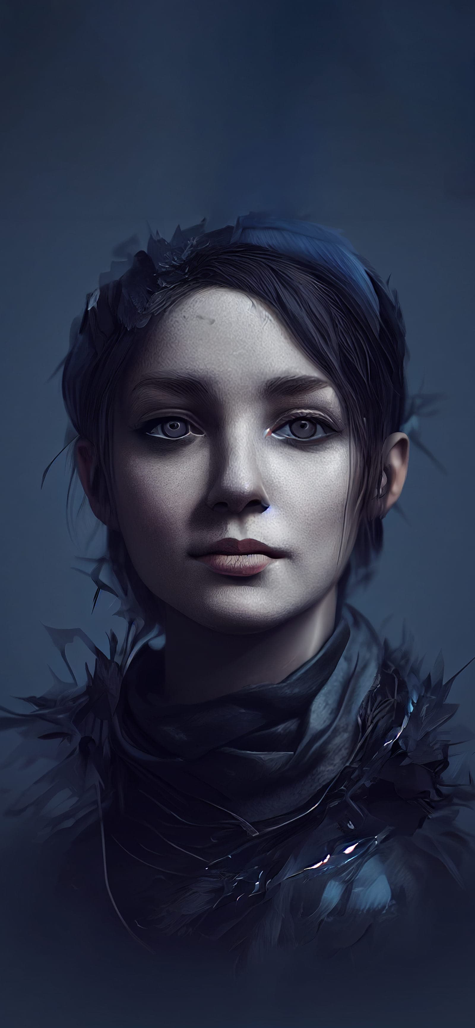 Melancholy Portrait - free phone wallpaper