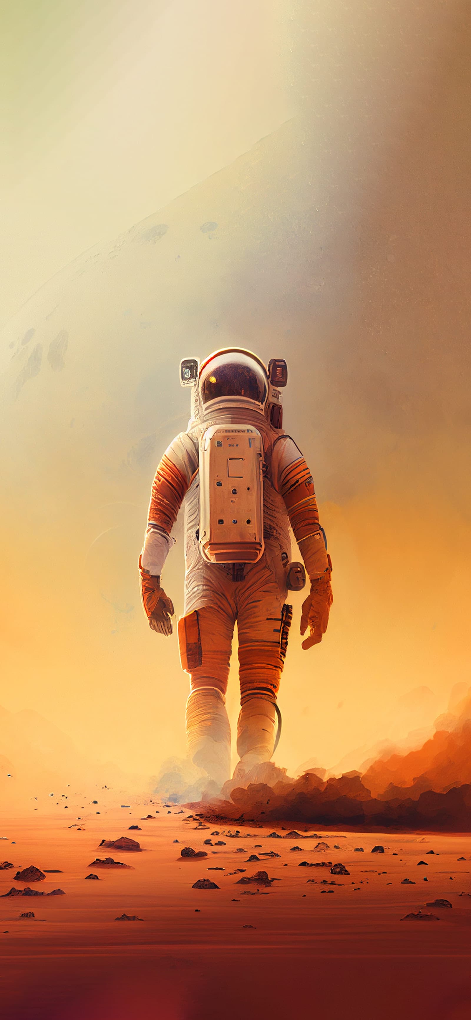 Martian Explorer Stroll - free phone wallpaper