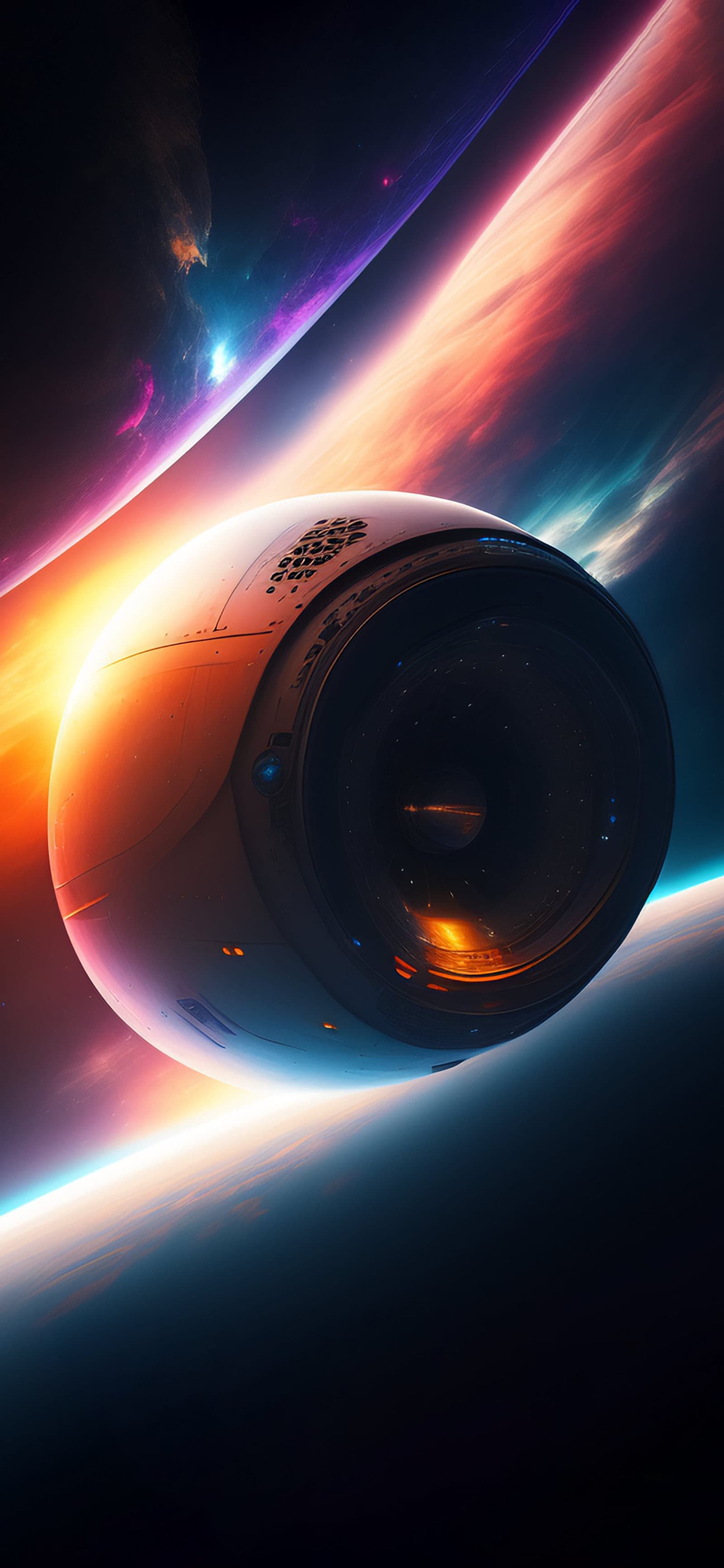 Orbital Perspective - free phone wallpaper
