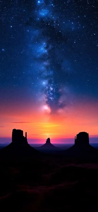 Night Sky 3 - free phone wallpaper download