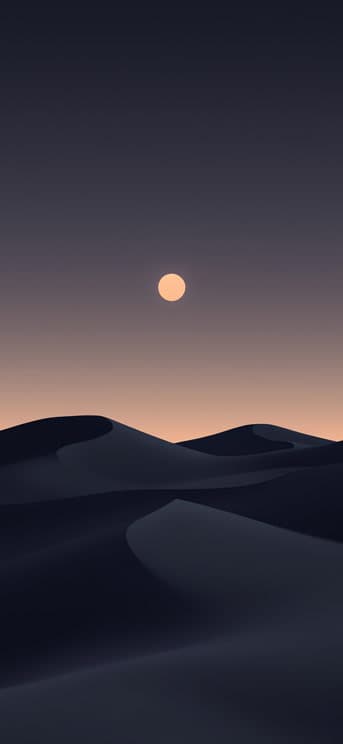 Moonrise Calm - free phone wallpaper download