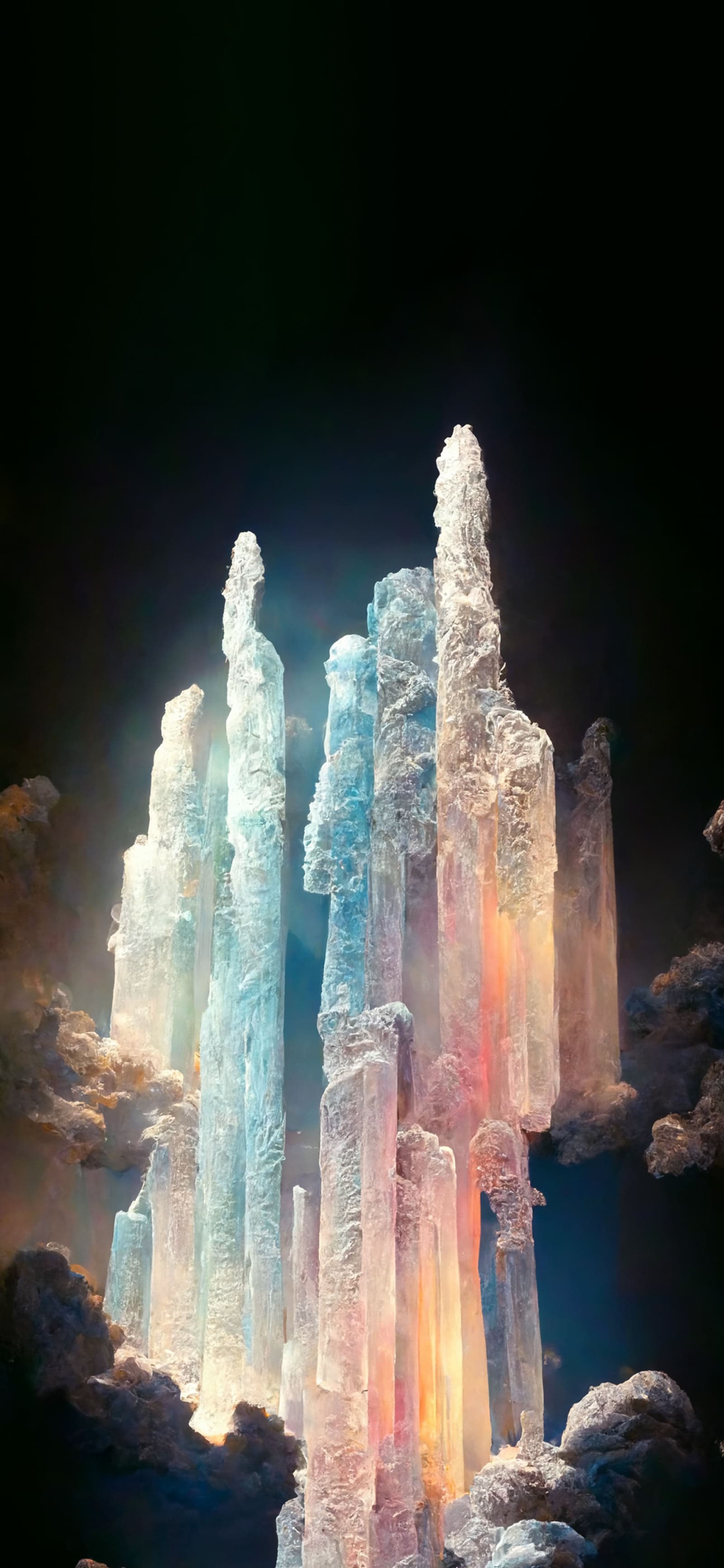 Crystal Tower Scene - free phone wallpaper