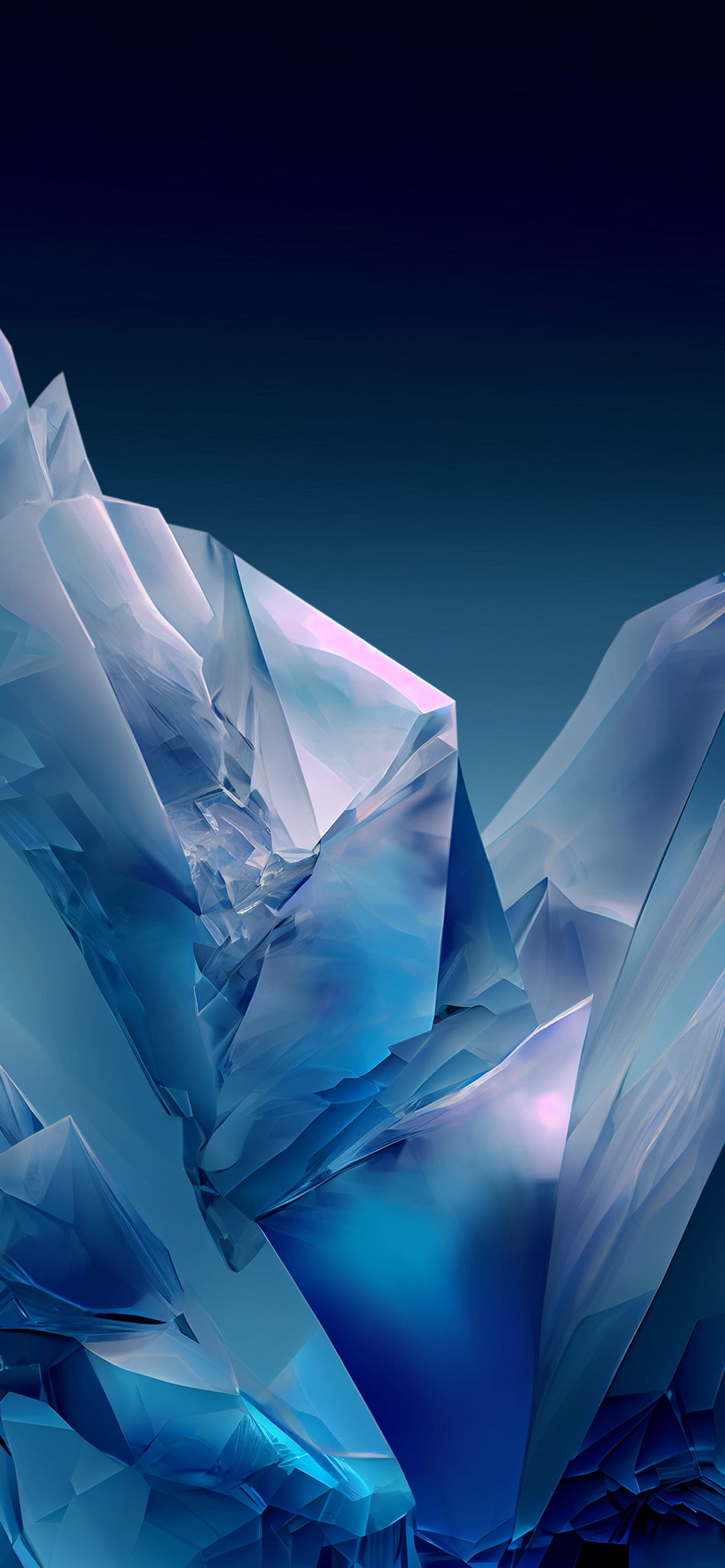 Icy Peaks - free phone wallpaper