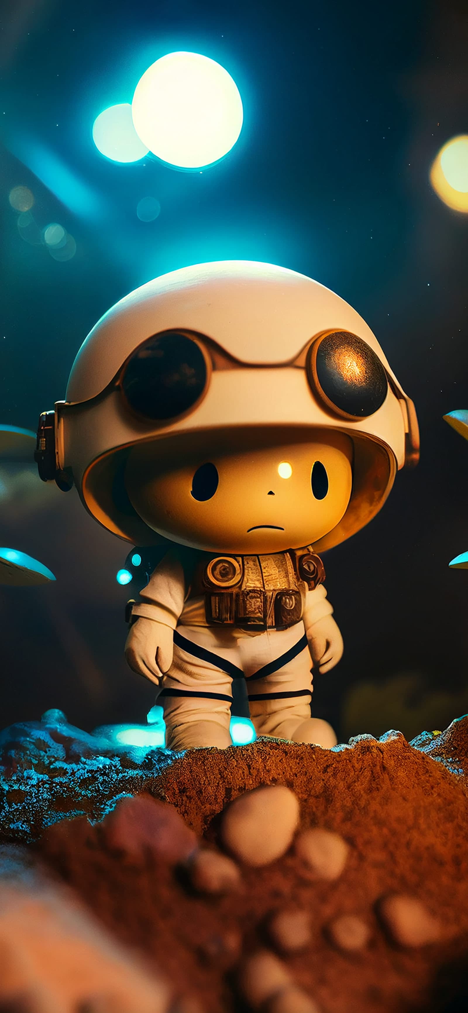Astronaut Kid - free phone wallpaper