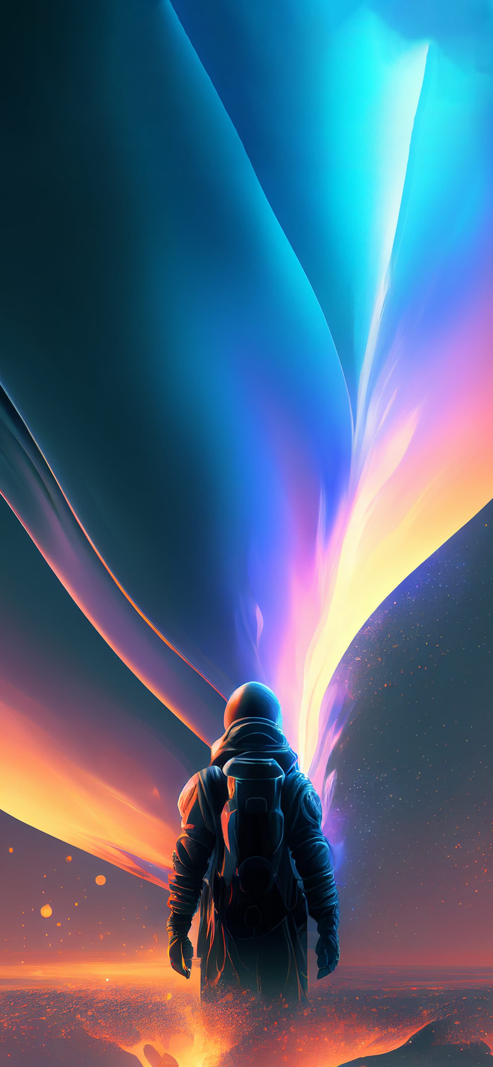 Cosmic Wanderer - free phone wallpaper