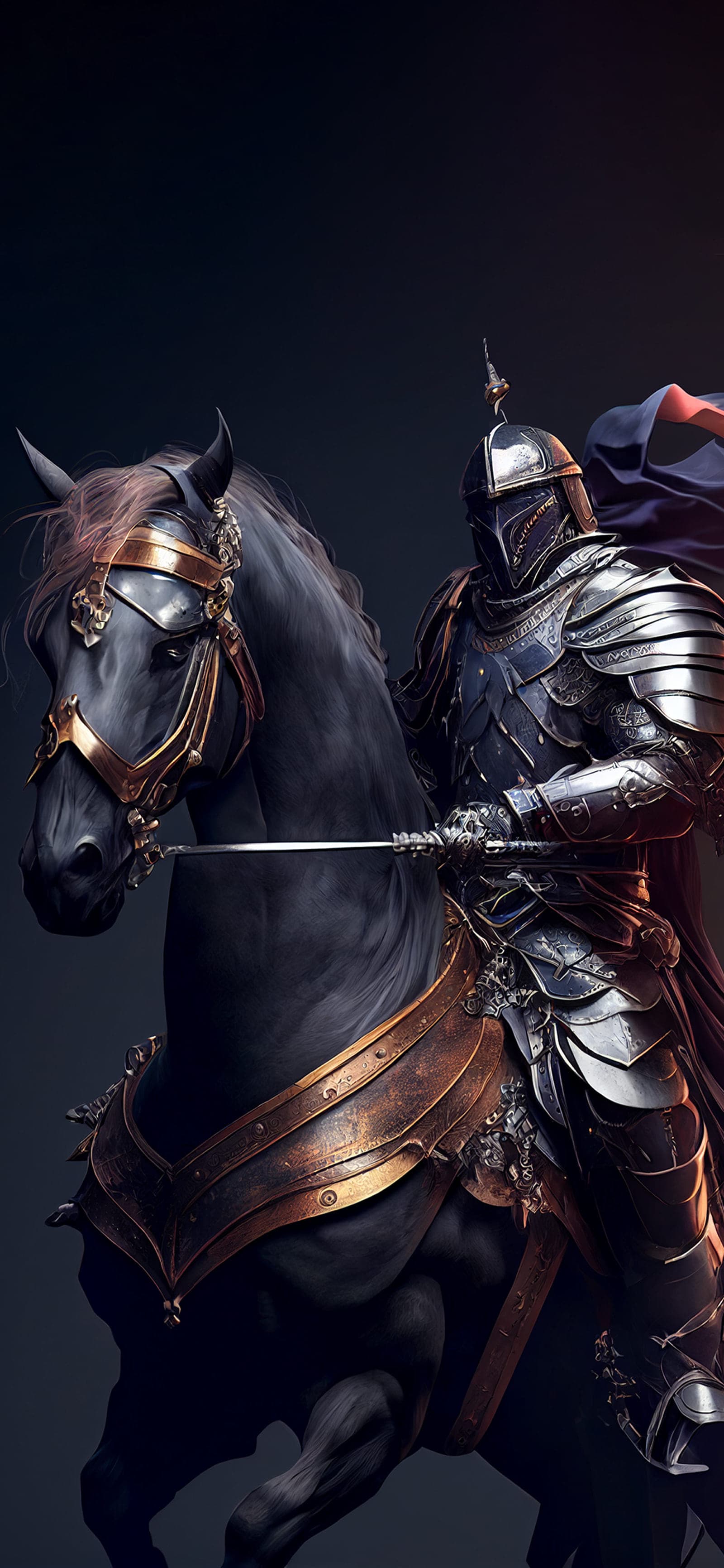 Armored Knight - free phone wallpaper