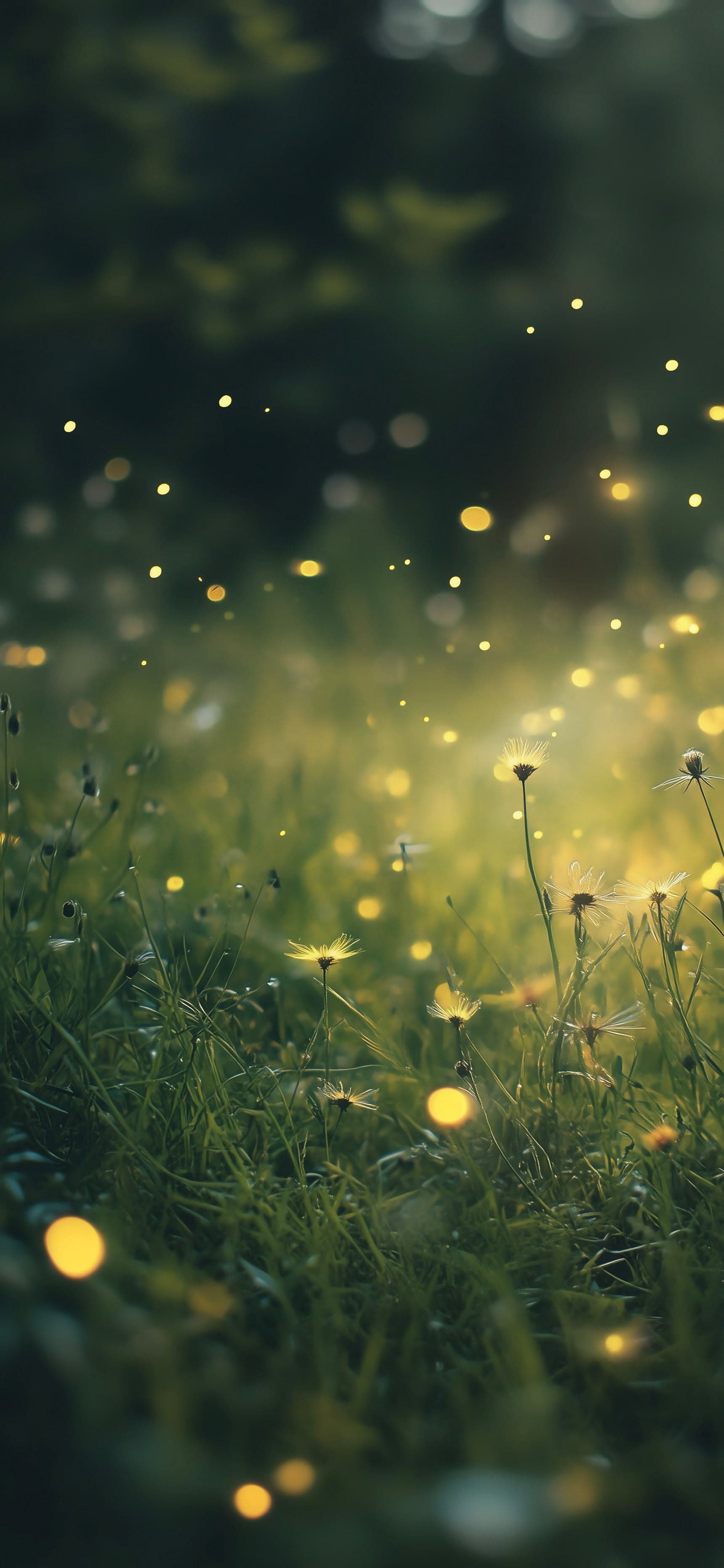 Luminated grass 2 - free phone wallpaper