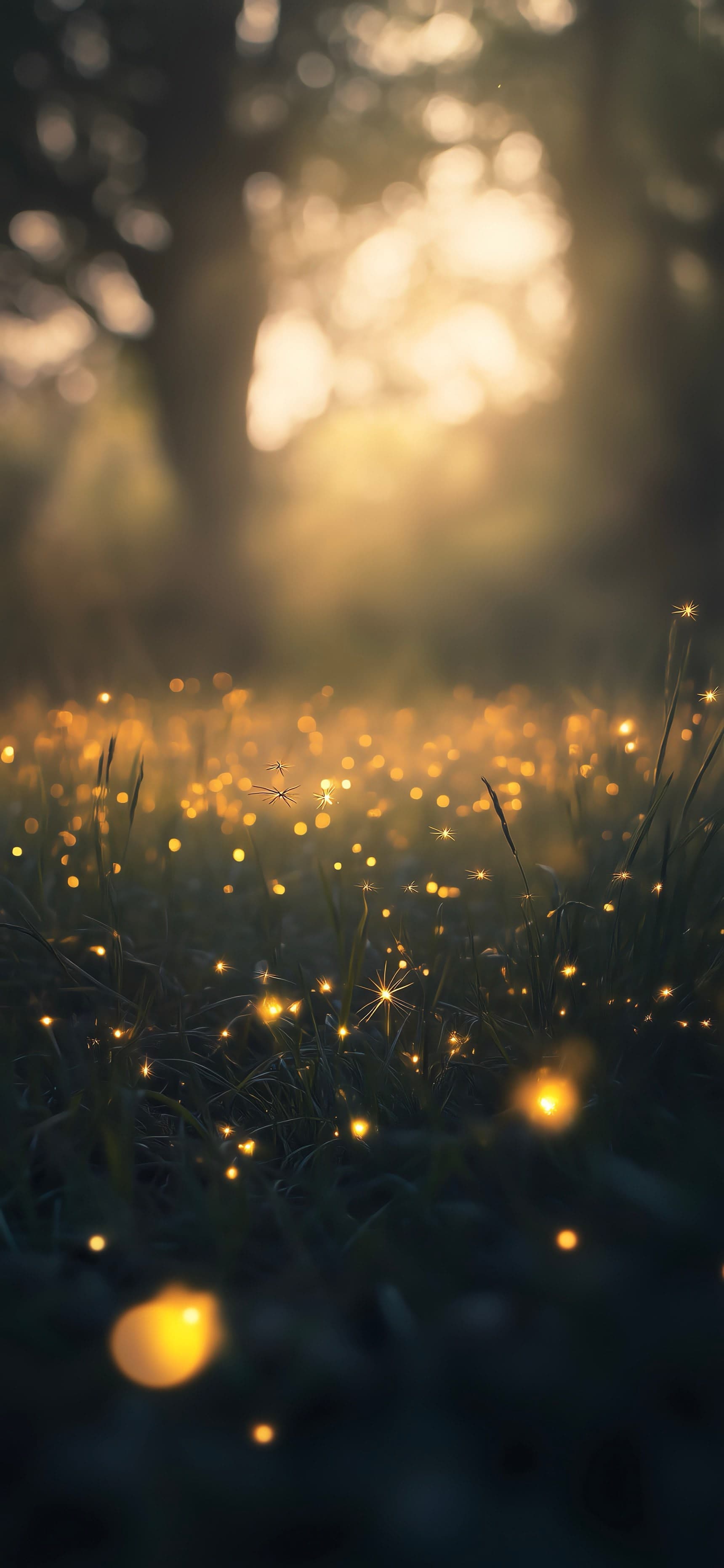 Luminated grass 3 - free phone wallpaper