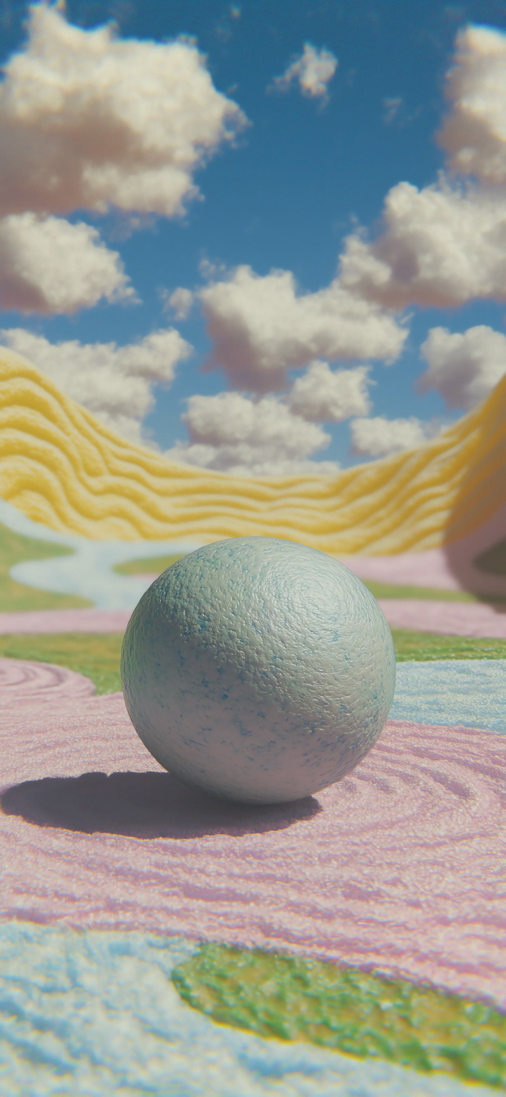 Surreal Pastel Landscape - free phone wallpaper