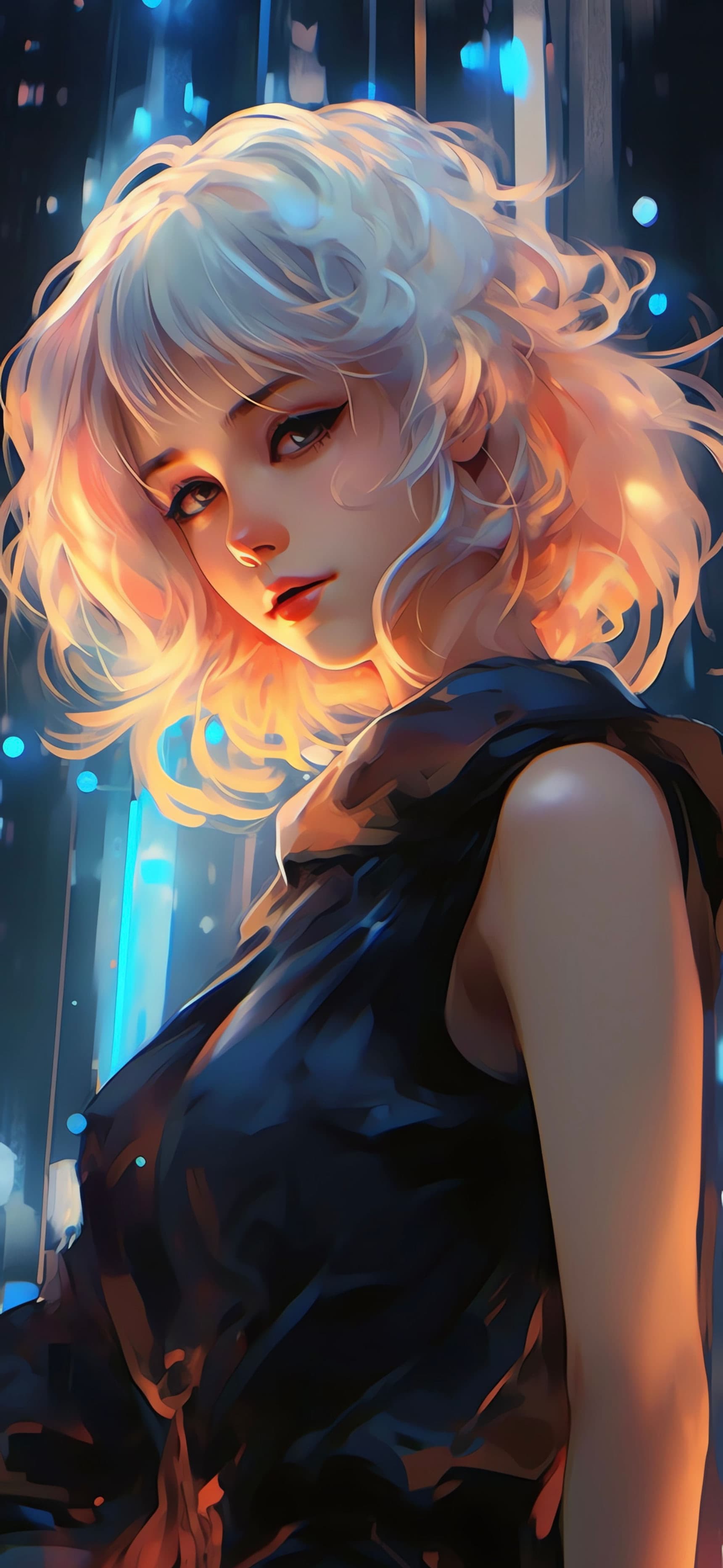 Luminous Portrait - free phone wallpaper