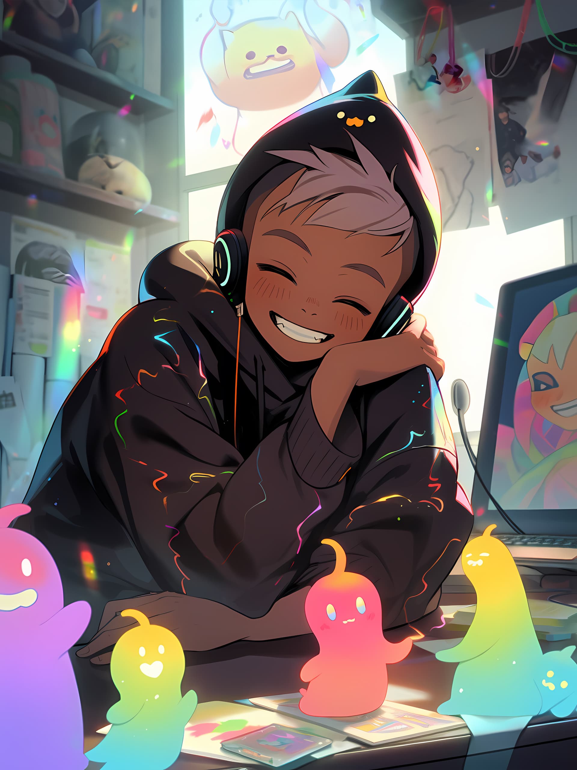 Happy Artist Vibe - free phone wallpaper