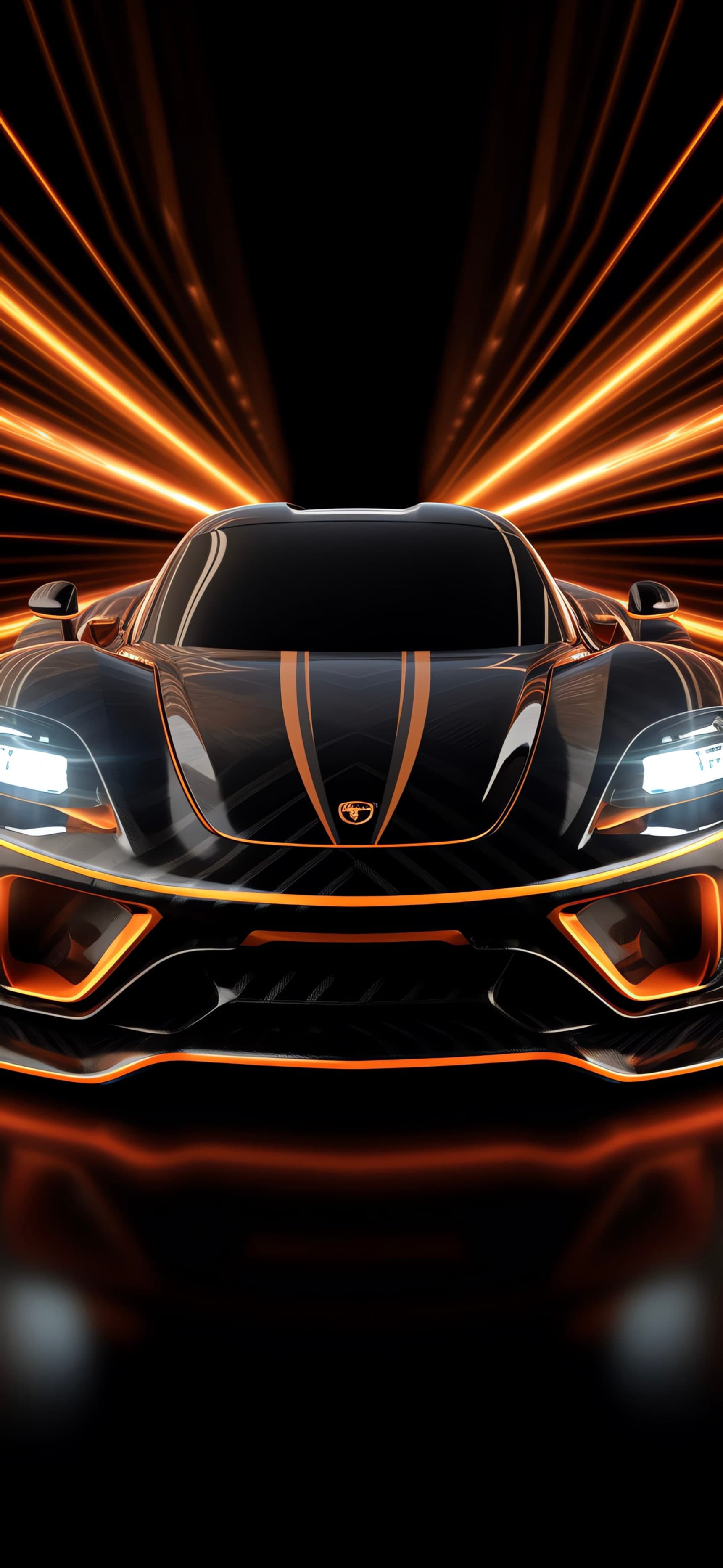 Neon Car Speed - free phone wallpaper