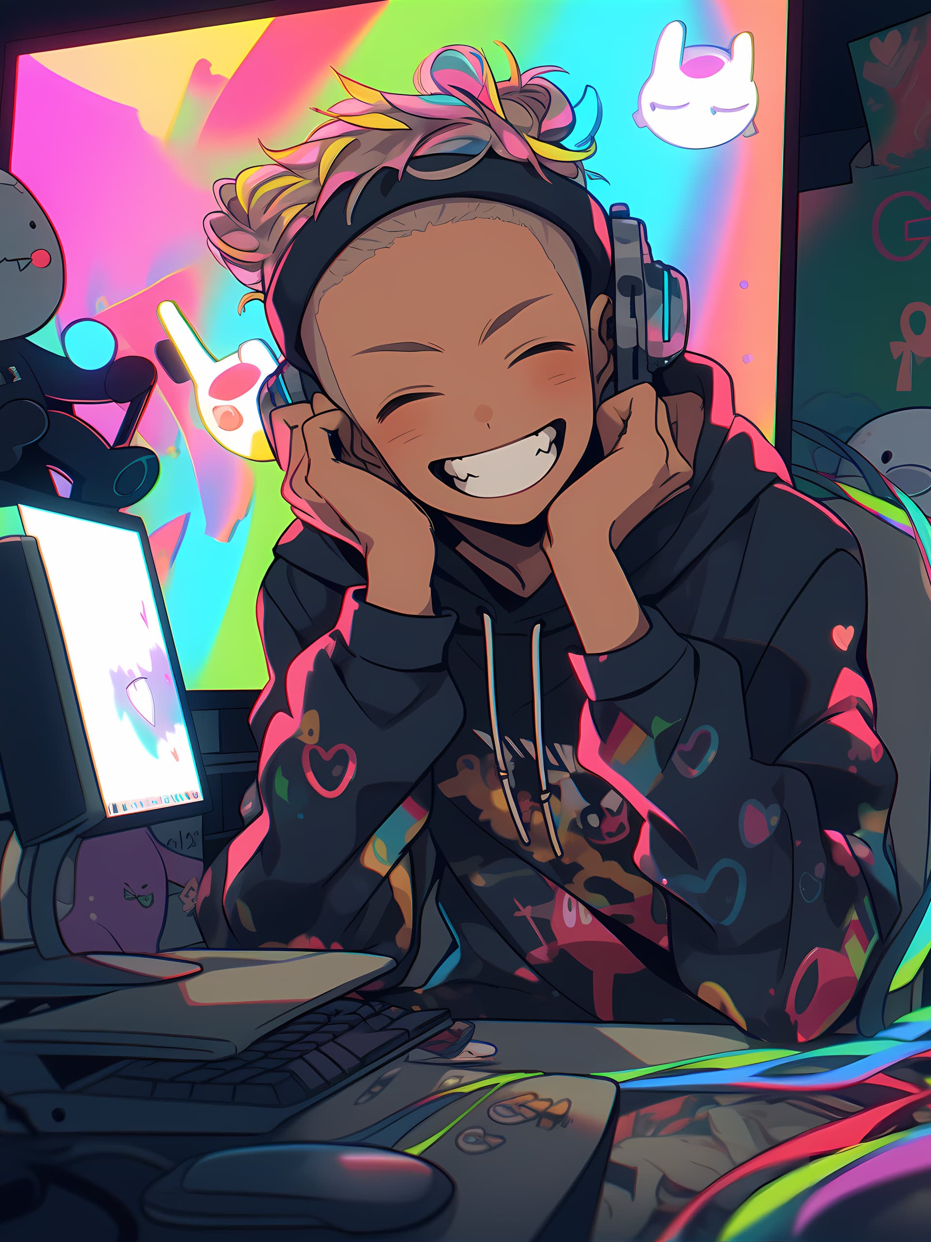 Gamer Smile - free phone wallpaper