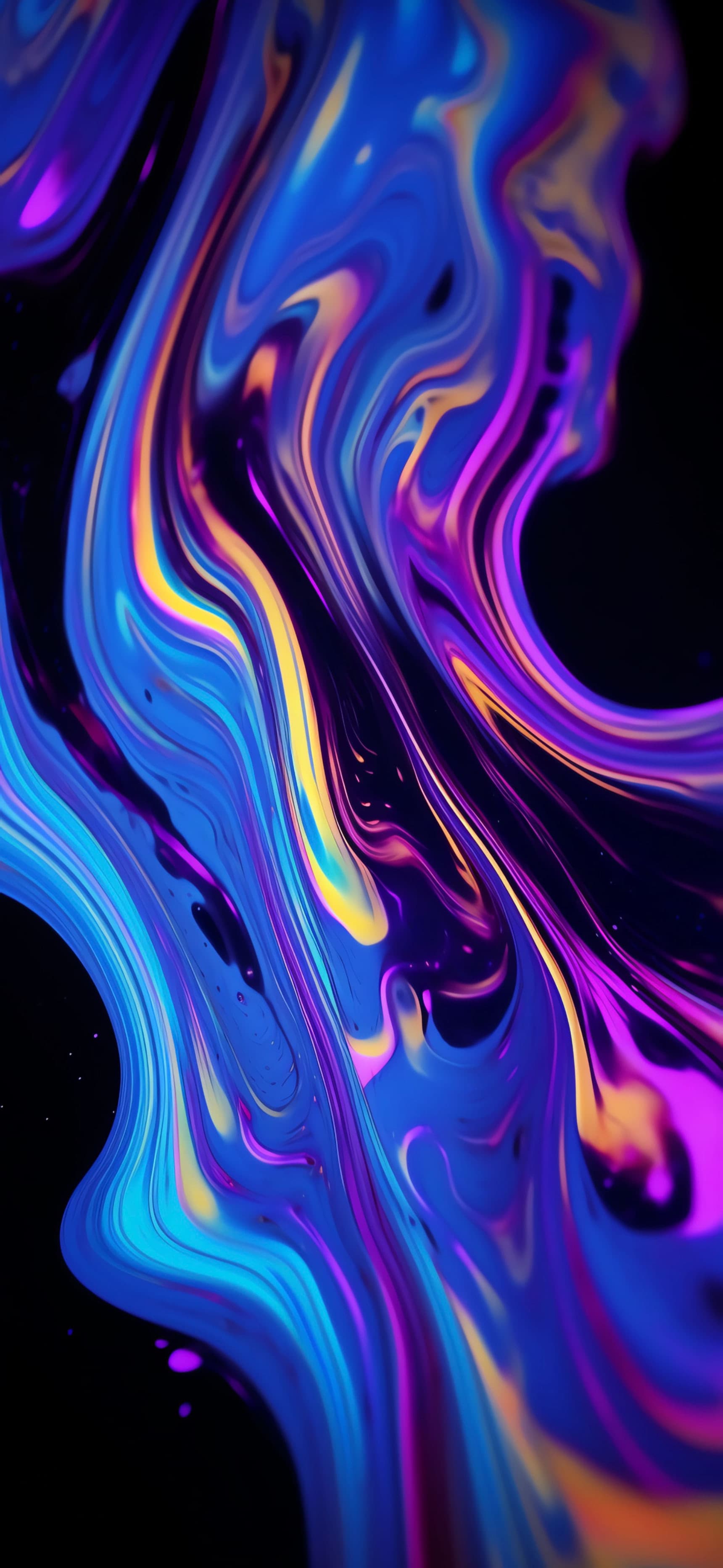 Fluid Abstract Art - free phone wallpaper