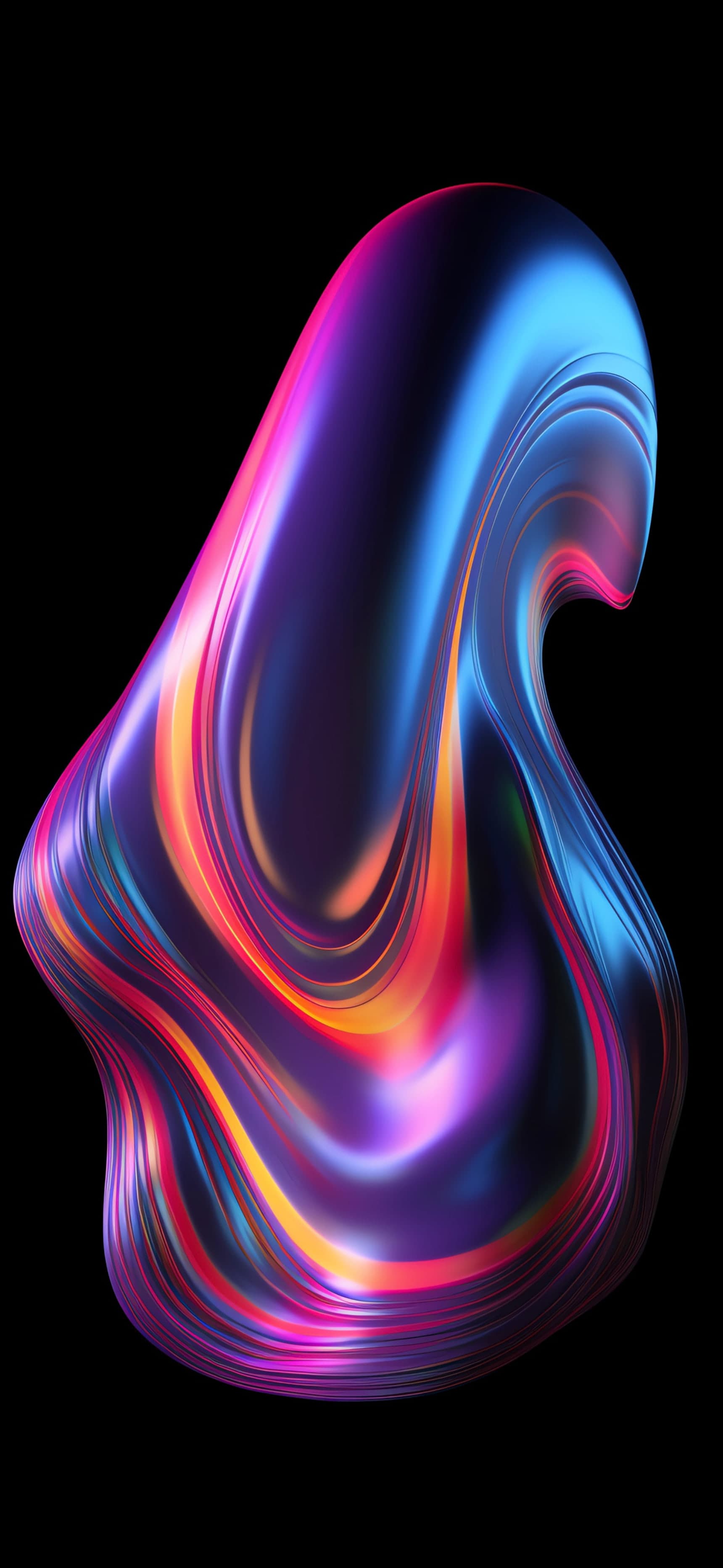 Fluid Color Shift - free phone wallpaper