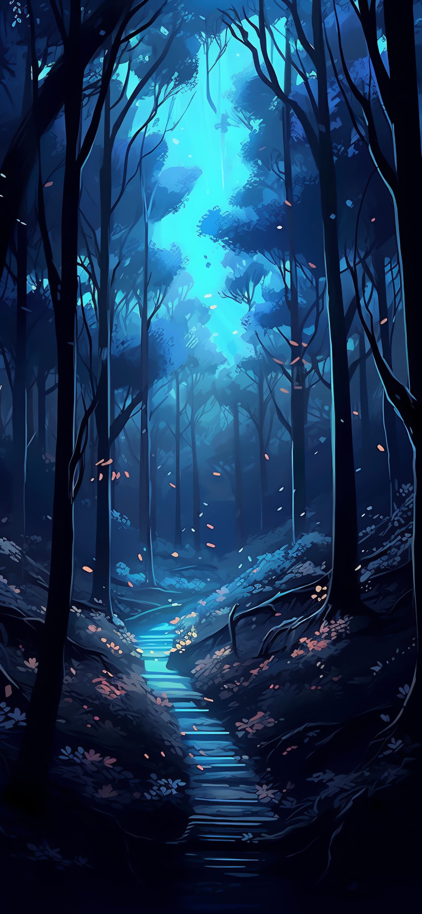 Enchanted Forest Path - free phone wallpaper