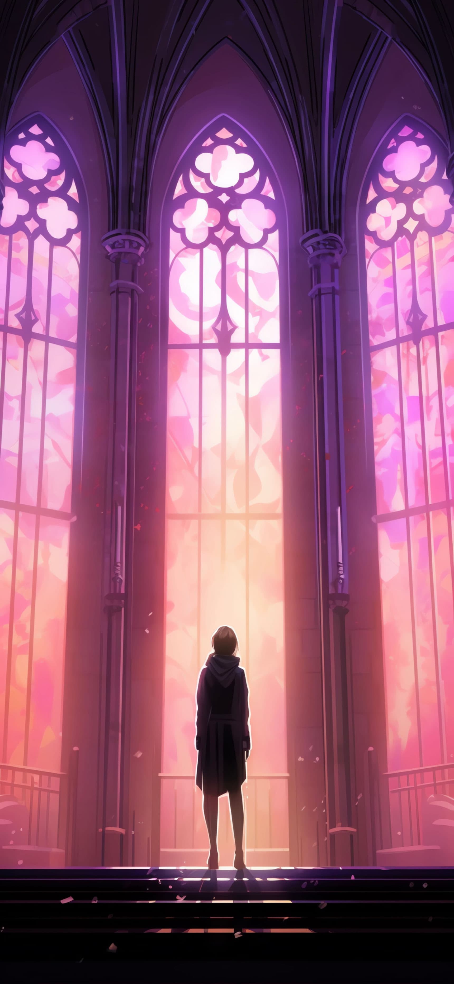Cathedral Light Gaze - free phone wallpaper