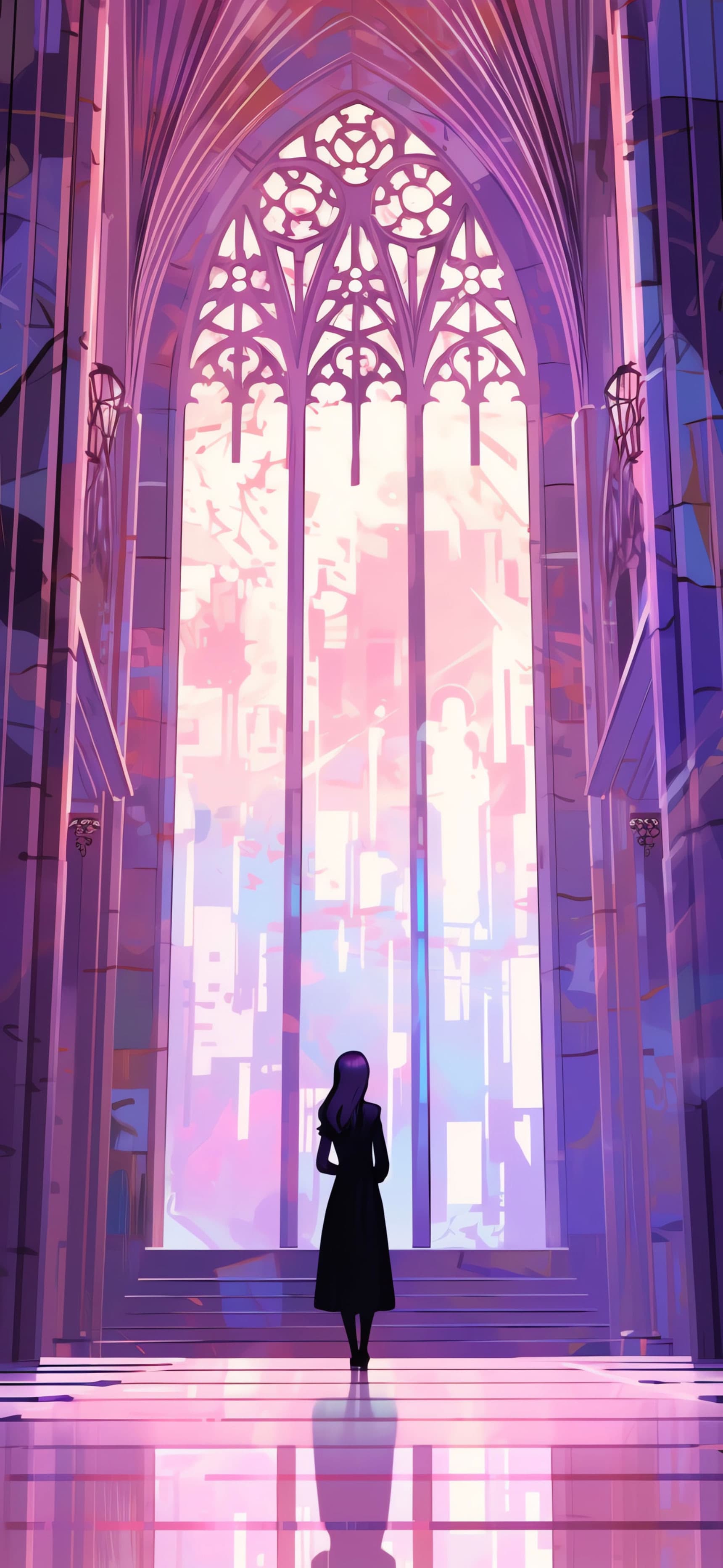 Cathedral Light Window - free phone wallpaper