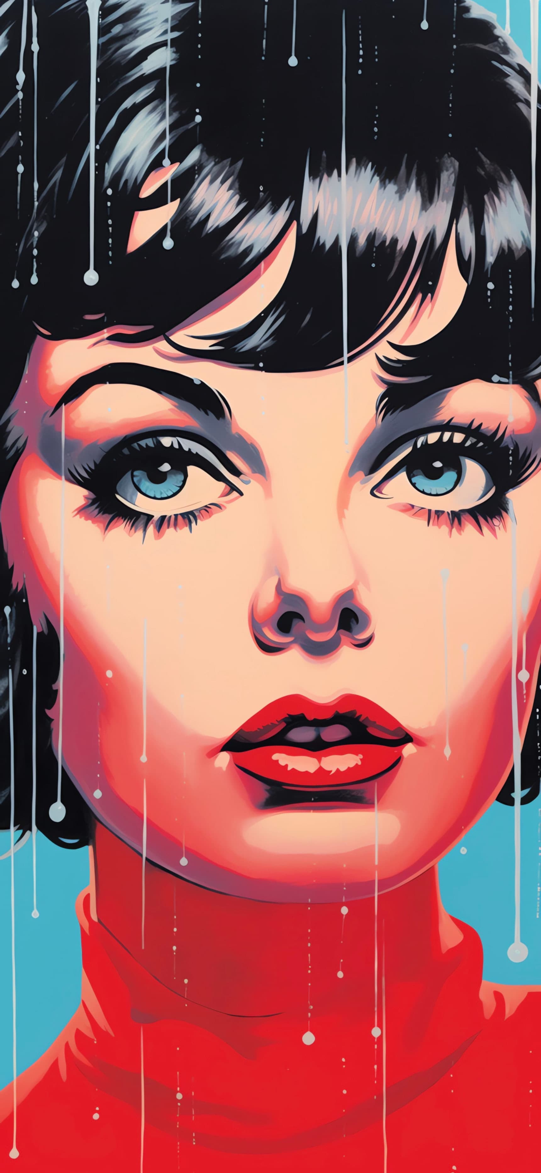 Pop Art Stare - free phone wallpaper