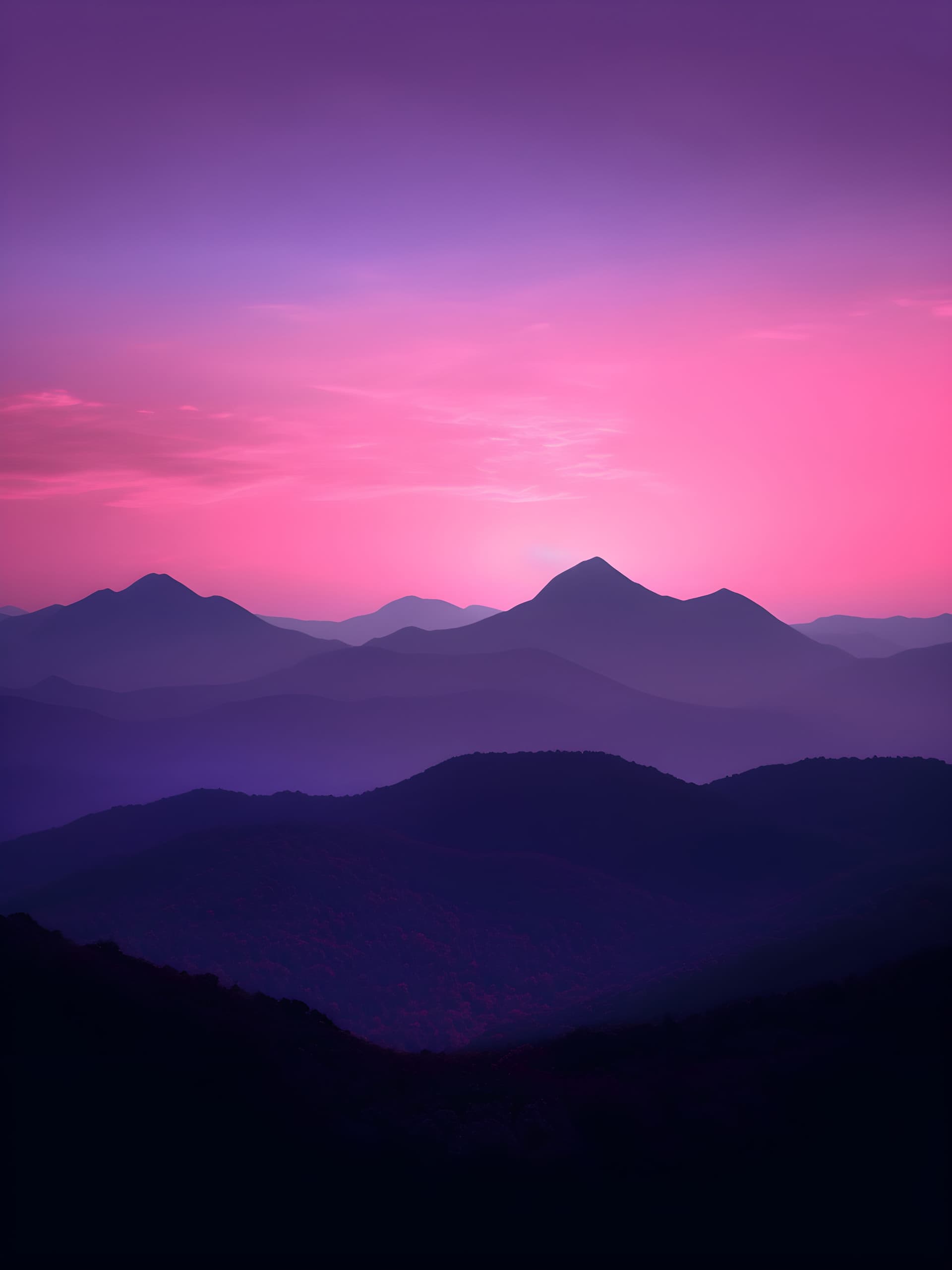 Purple Mountain Majesty - free phone wallpaper