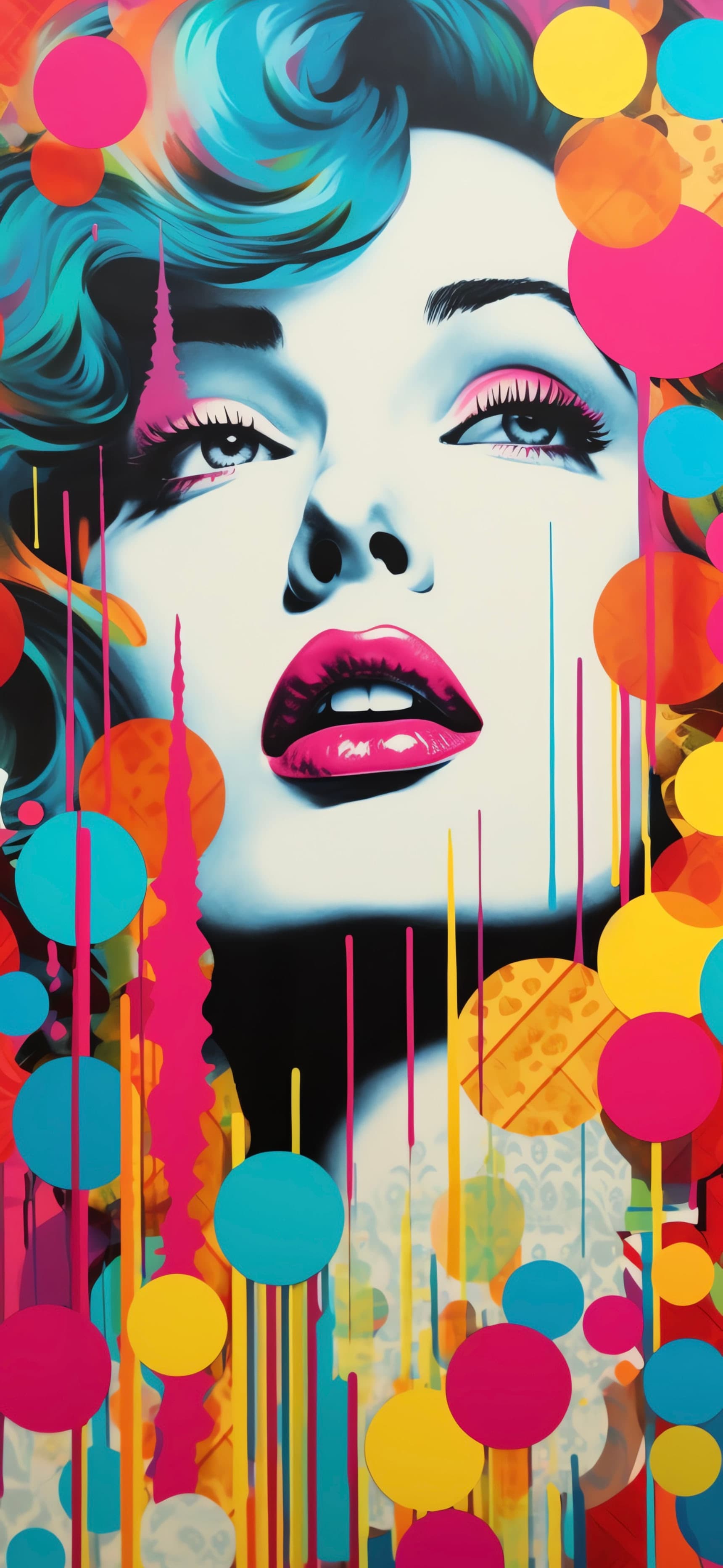 Pop Art Portrait - free phone wallpaper
