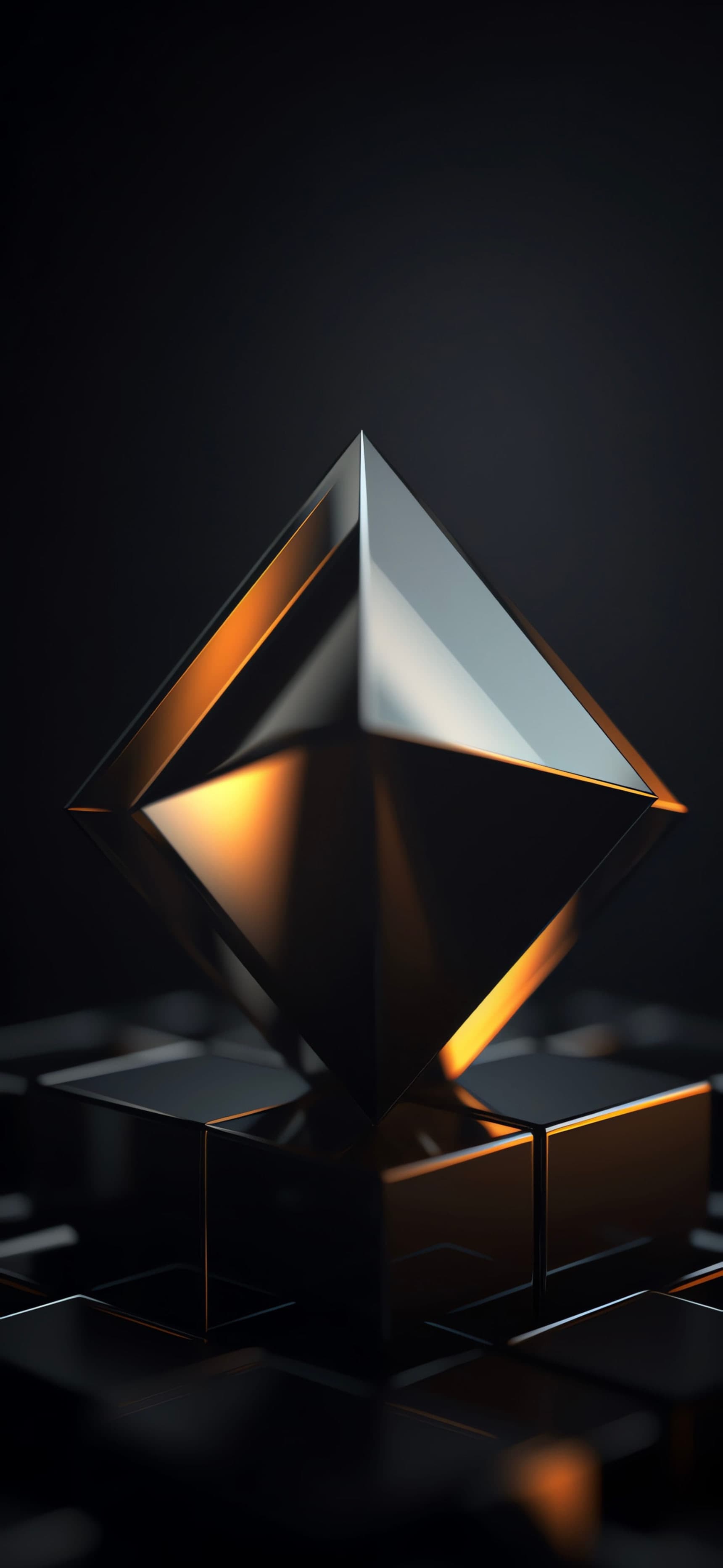 Dark Geometry - free phone wallpaper