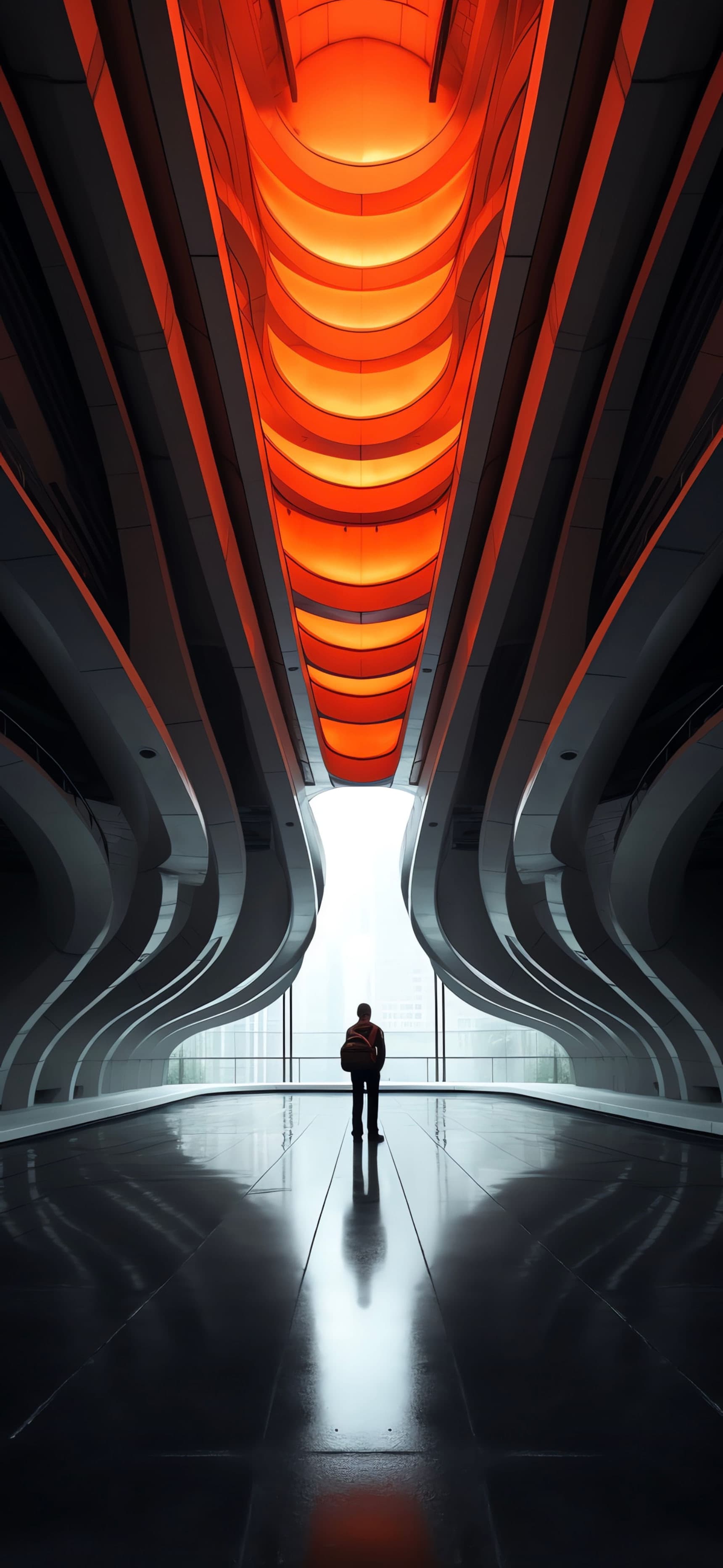 Architectural Abyss - free phone wallpaper