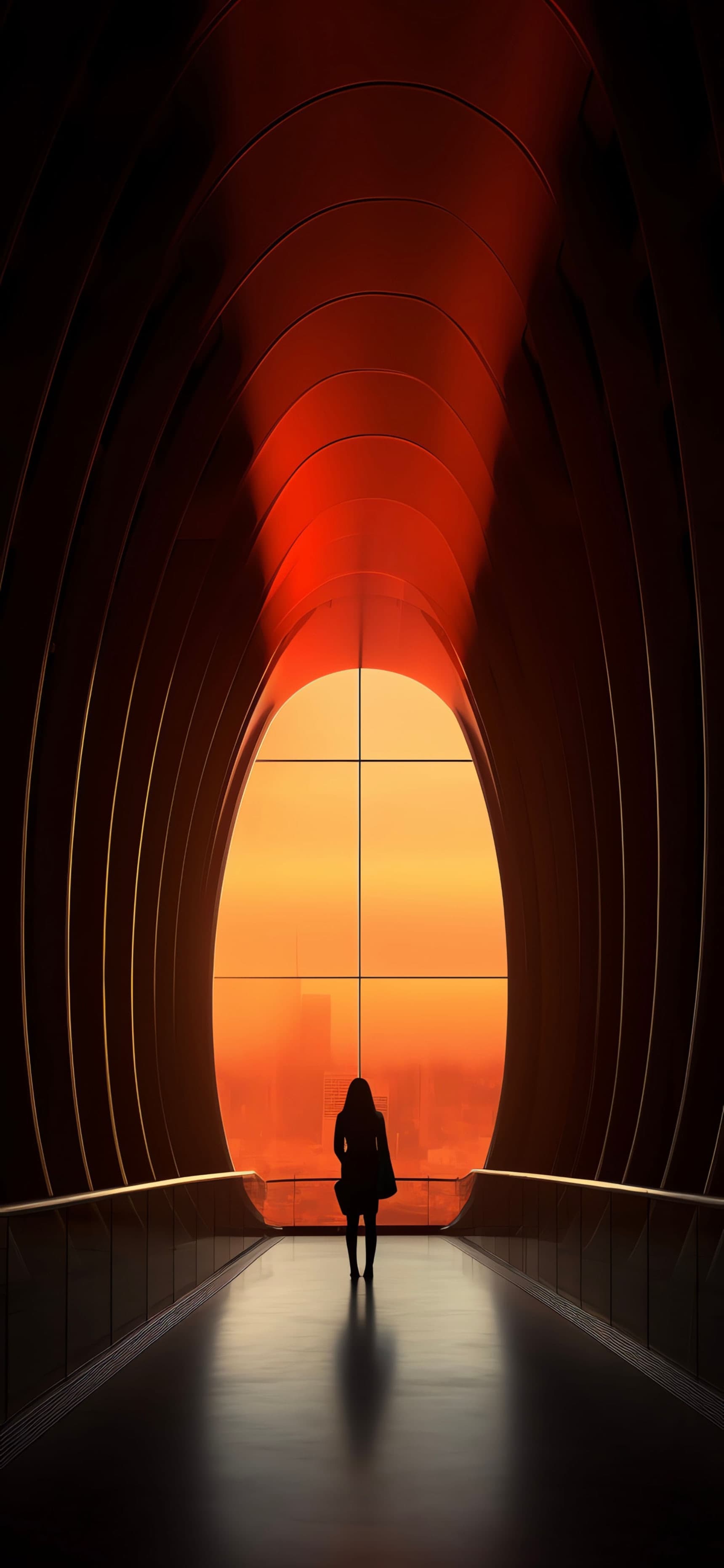 Architectural Silhouette - free phone wallpaper