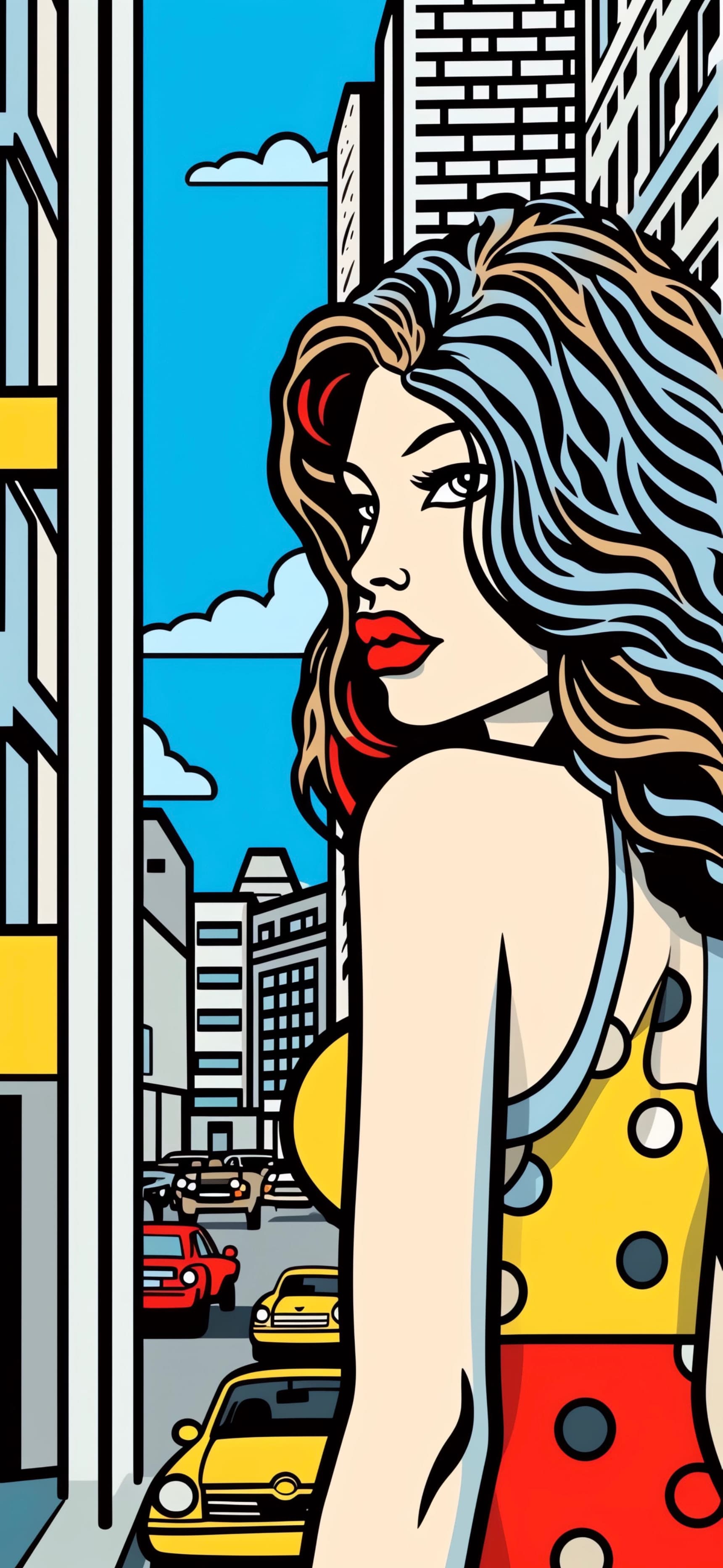 City Pop Art - free phone wallpaper