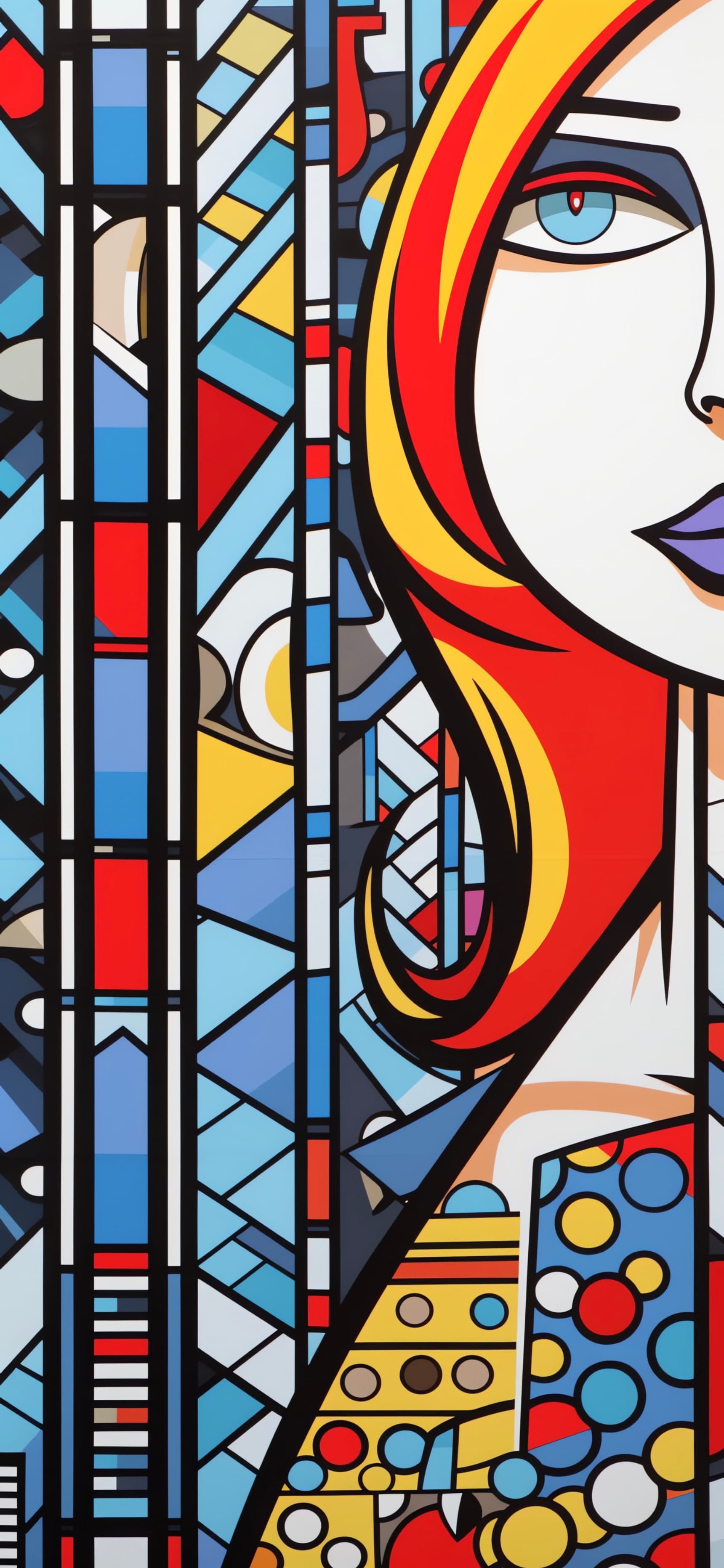 Pop Art Woman - free phone wallpaper