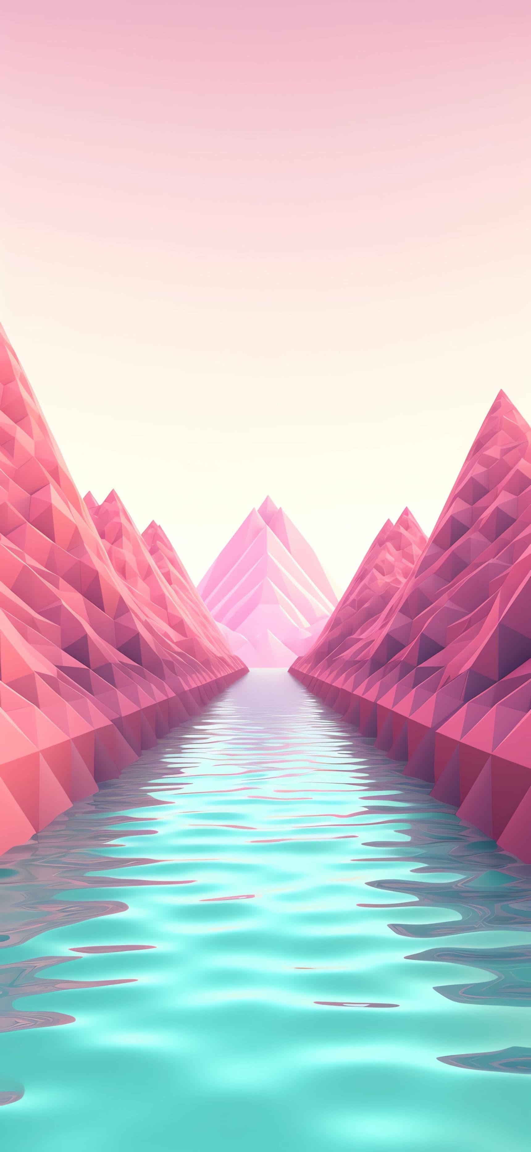Geometric Vista - free phone wallpaper
