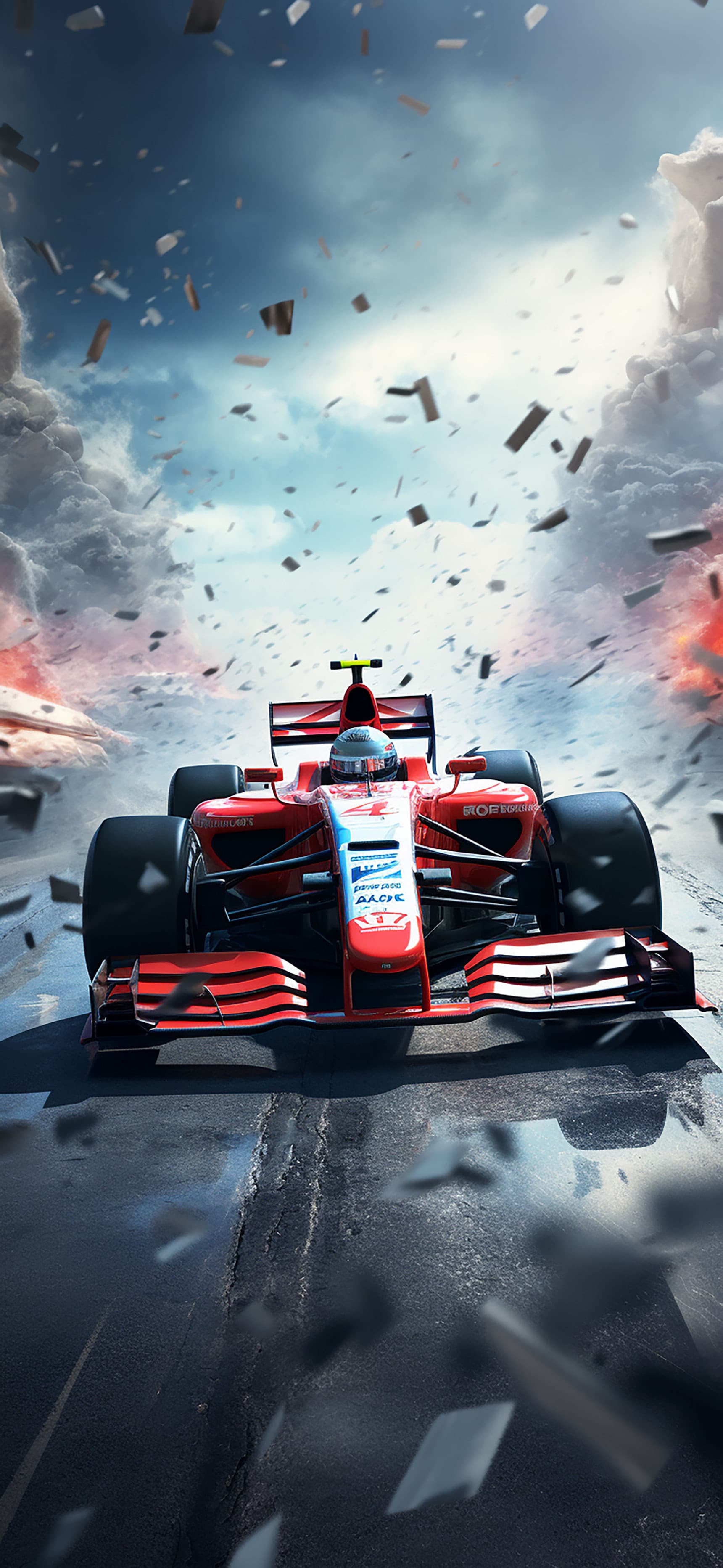 Racing Red - free phone wallpaper