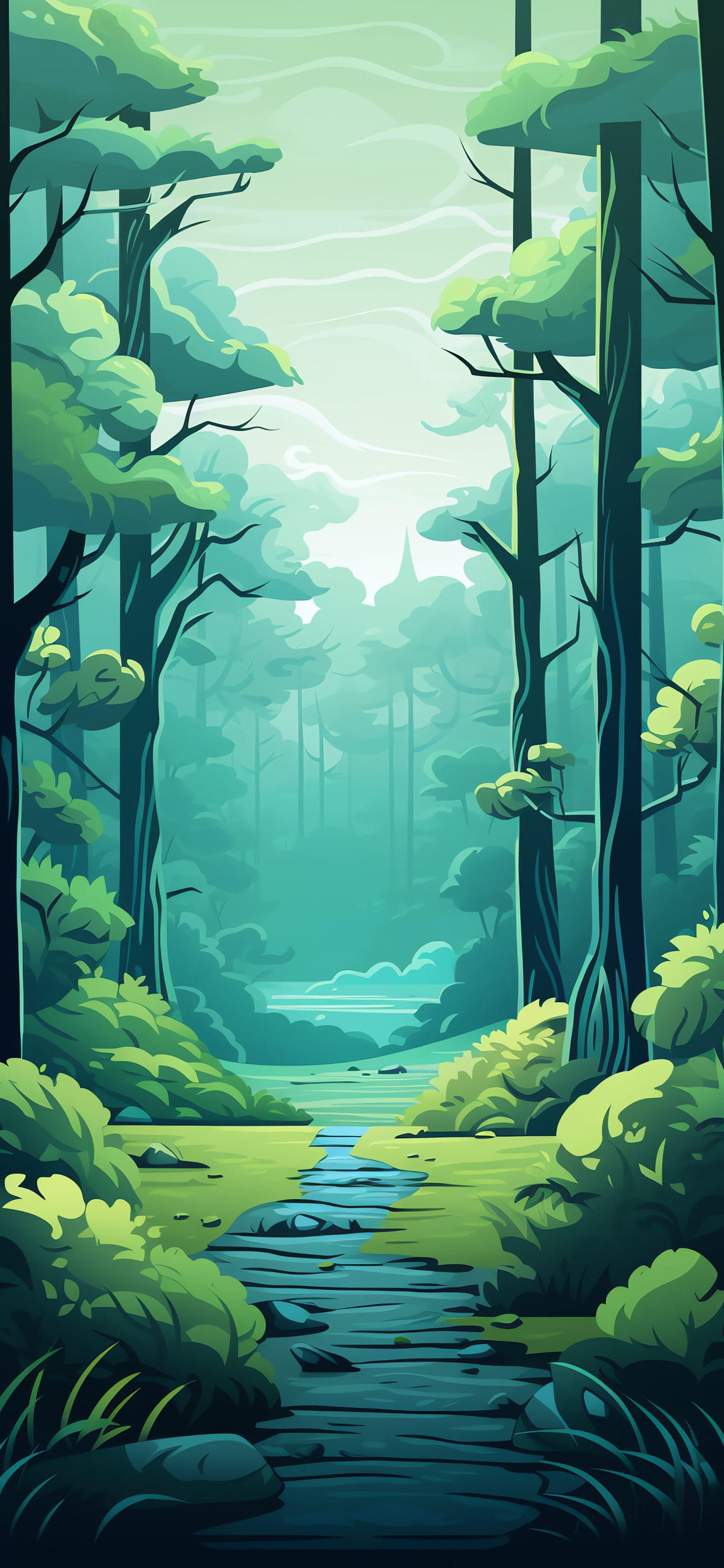Enchanted Forest Path - free phone wallpaper