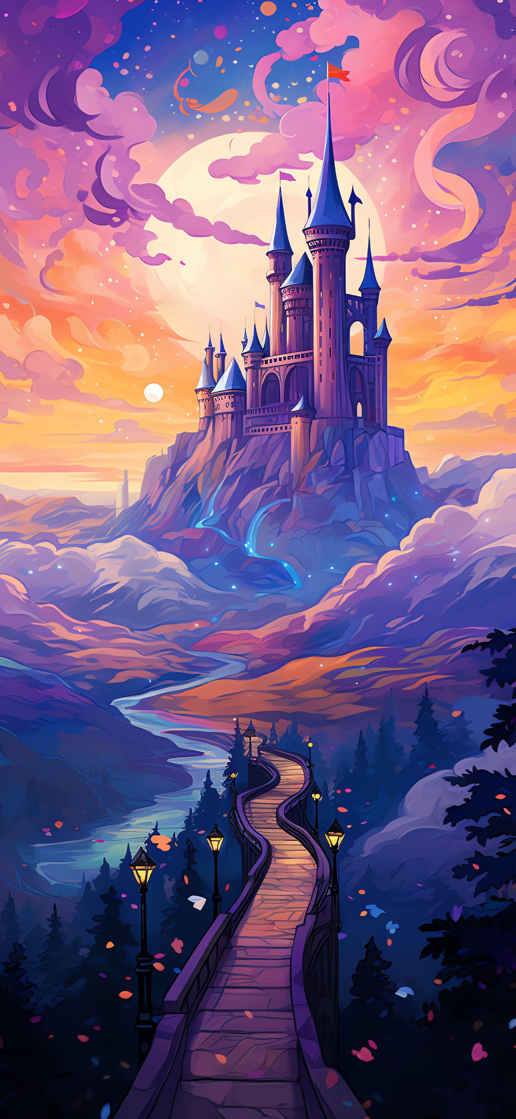 Fantasy Castle - free phone wallpaper